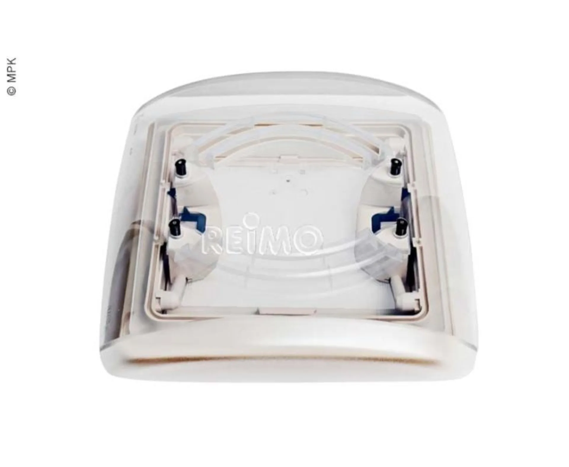 Verre fumé verre de remplacement pour fenêtre de toit Vision Vent S eco 28x28cm cadre blanc