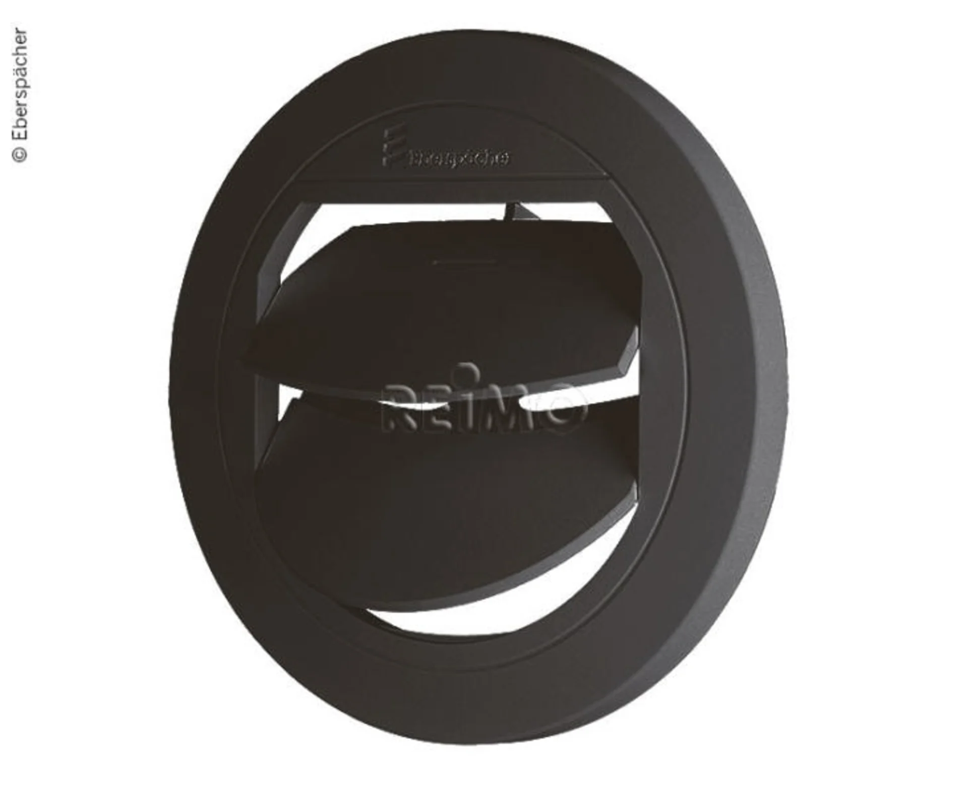 Diffuseur verrouillable pour chauffage autonome Airtronic D3, noir, Ø90mm Diffuseur verrouillable pour chauffage autonome Airtronic D3, noir, Ø90mm