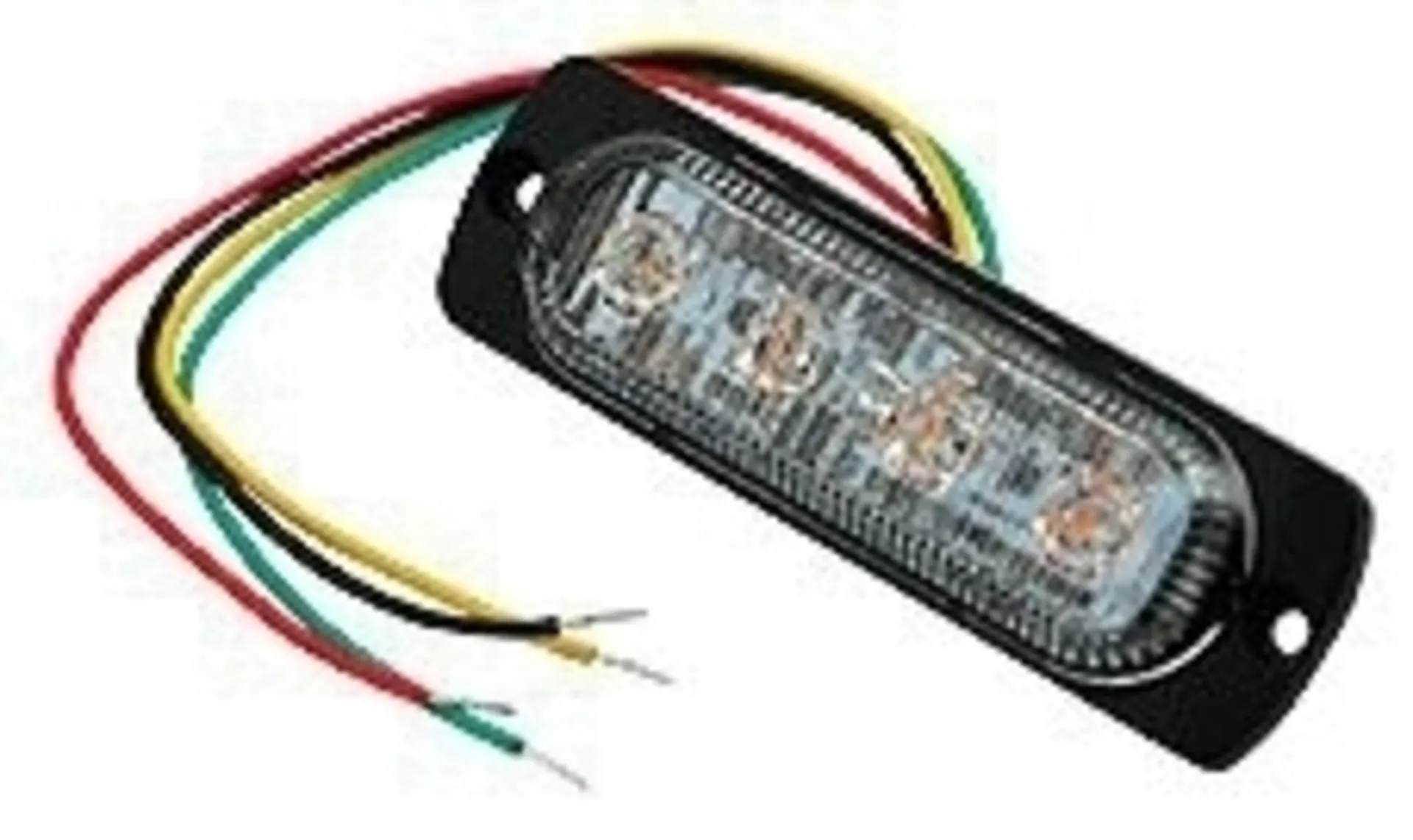 LED-Blitzleuchte gelb, ECE R10, 12/24 V