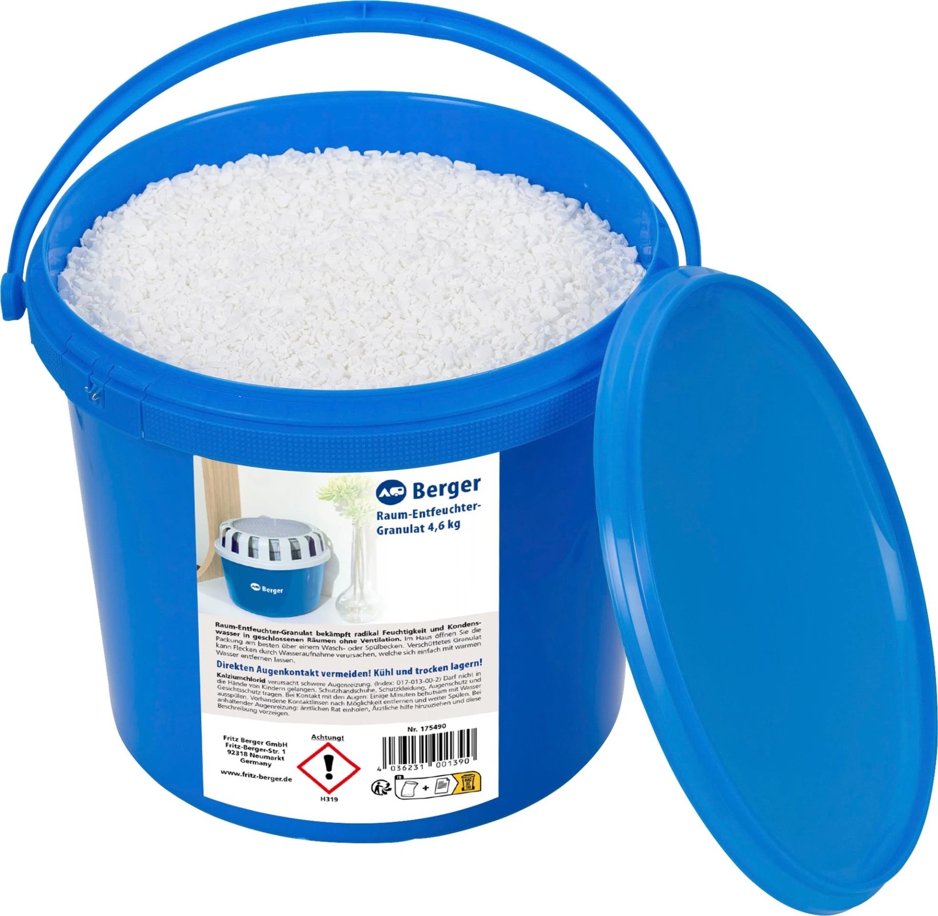 Granulés déshumidificateurs Berger 4,6 kg