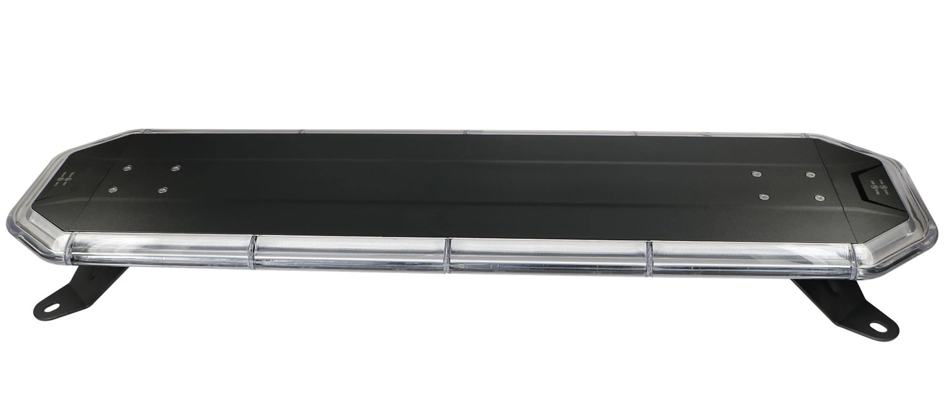 Barre de toit LED 470 mm 12/24 V transp./jaune