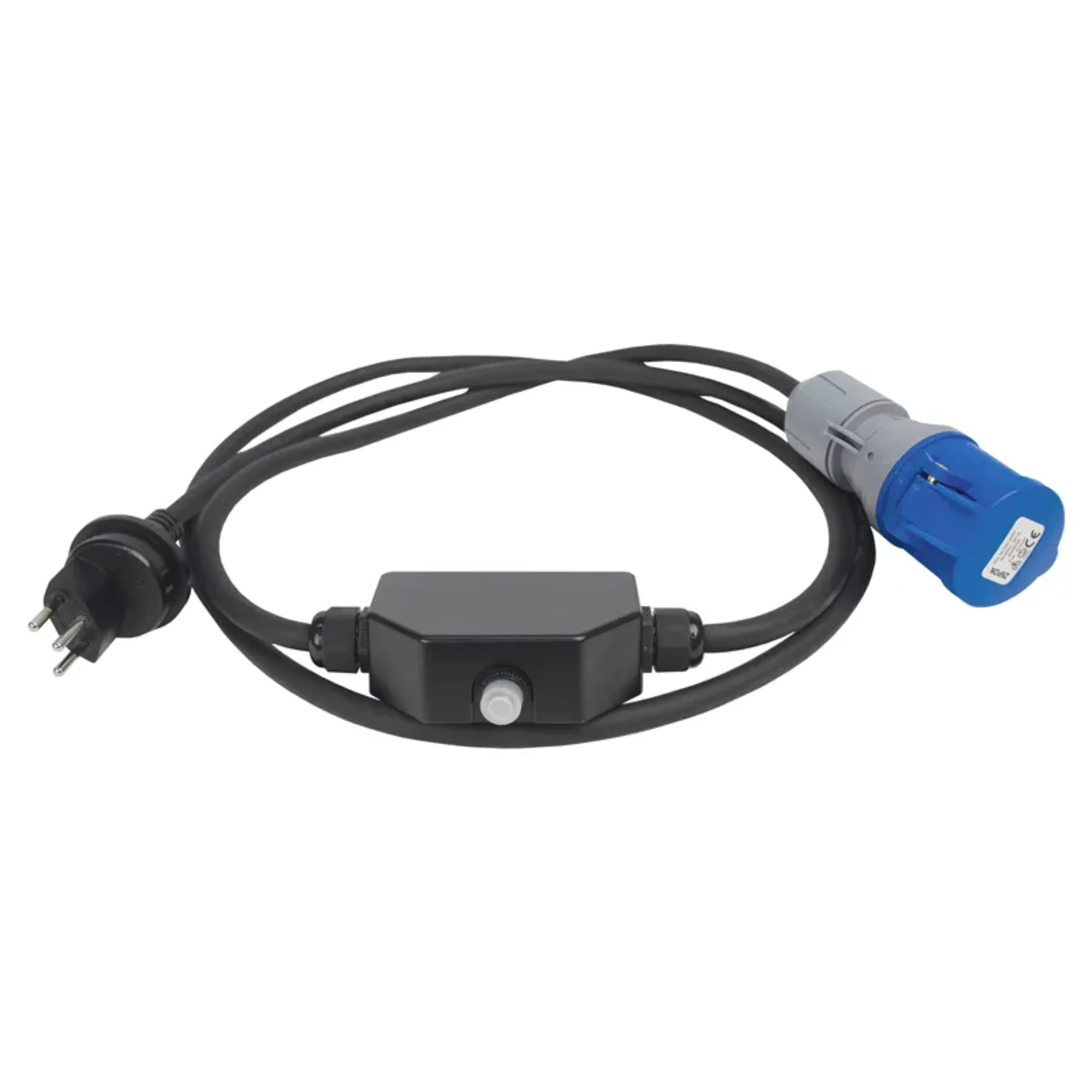 Outmove Câble adaptateur CEE Suisse incl. disjoncteur - 2 mètres