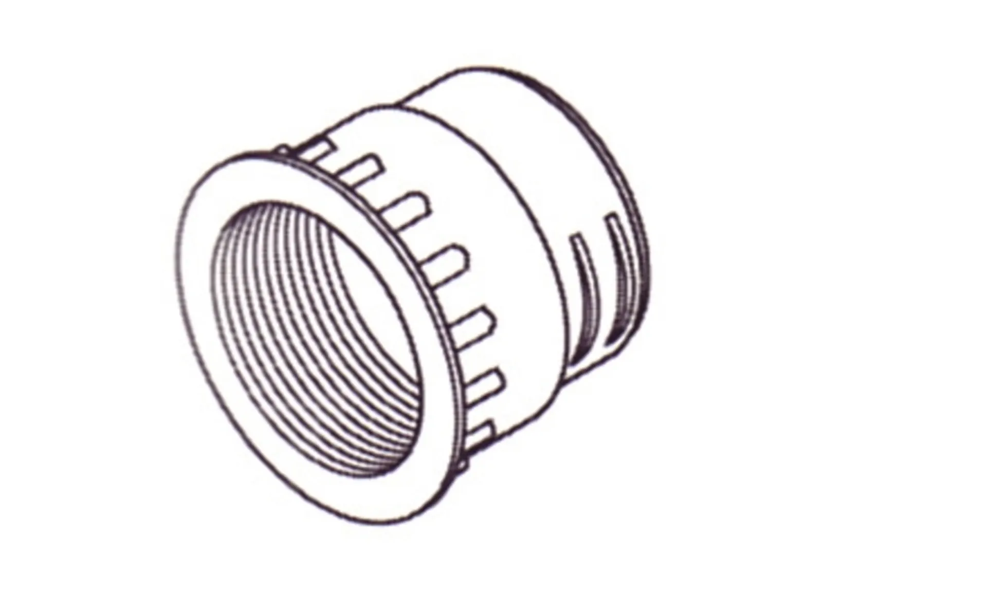 Accessoires de montage pour chauffage diesel Webasto / distribution d'air chaud - écrou 60mm