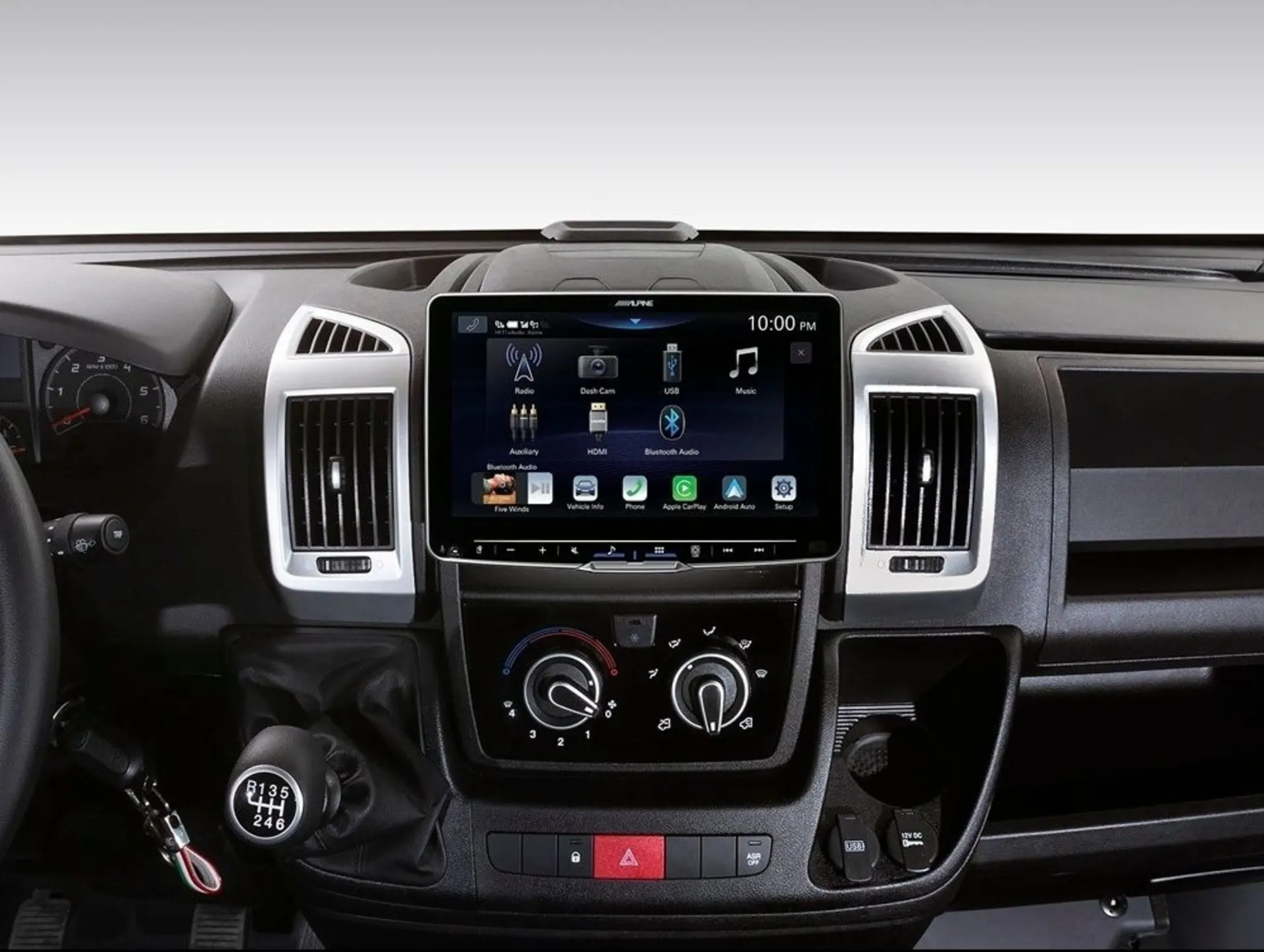 Alpine iLX-F905DU 9inch Display Paket Ducato 7 (Citroen Jumper, Peugeot Boxter) inkl. Installations-Kit und Lfb.-Interface