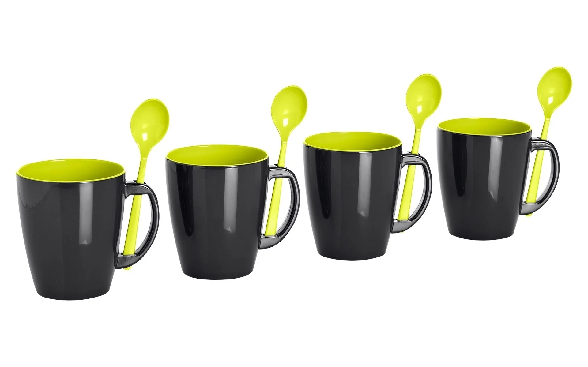 Gimex Henkelbecher Lime 300 ml 4er Set