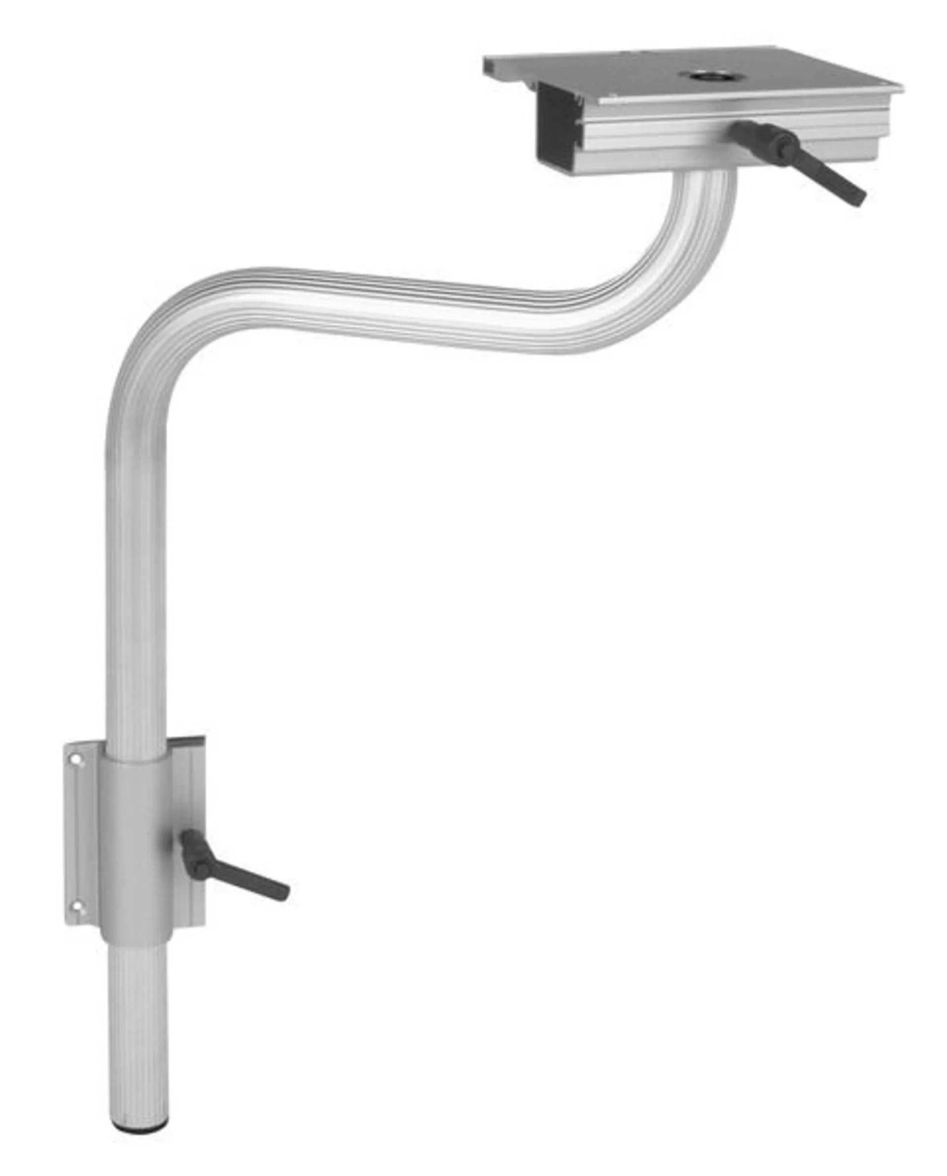Schwenktischgestell aus Aluminium, Höhe 75 cm