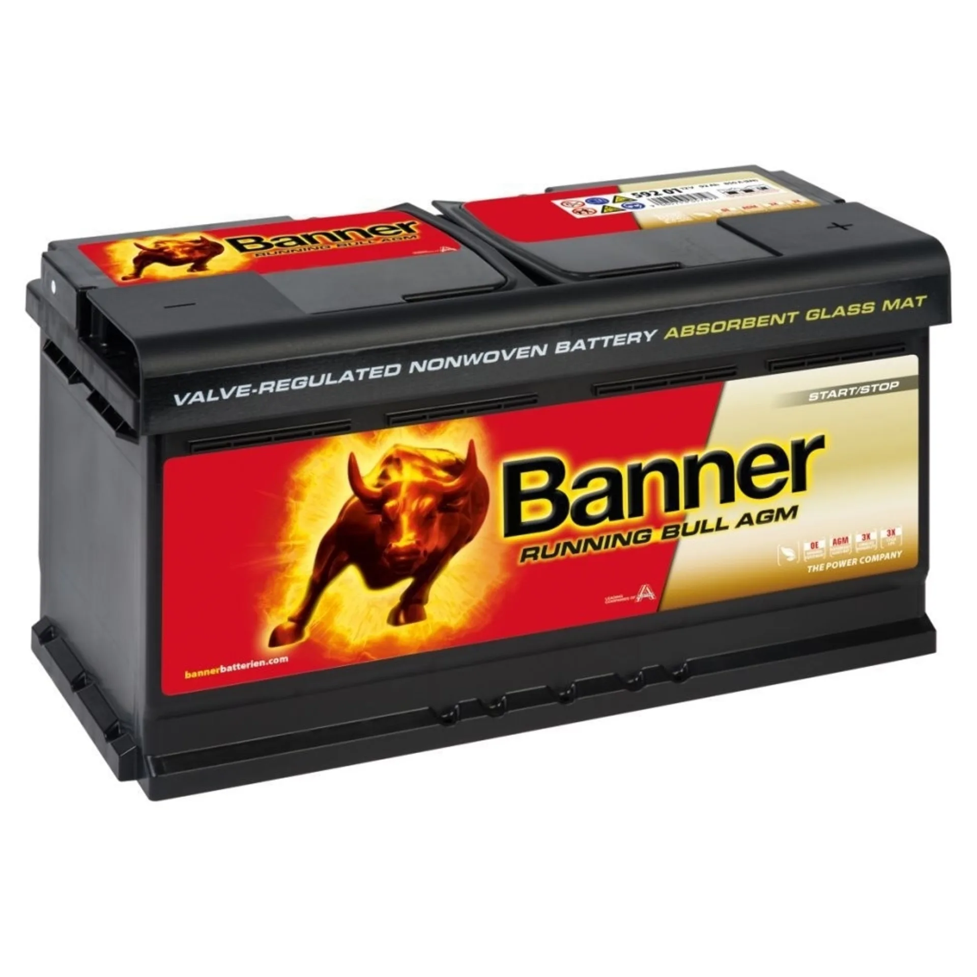 Batterie AGM Running Bull 80 Ah