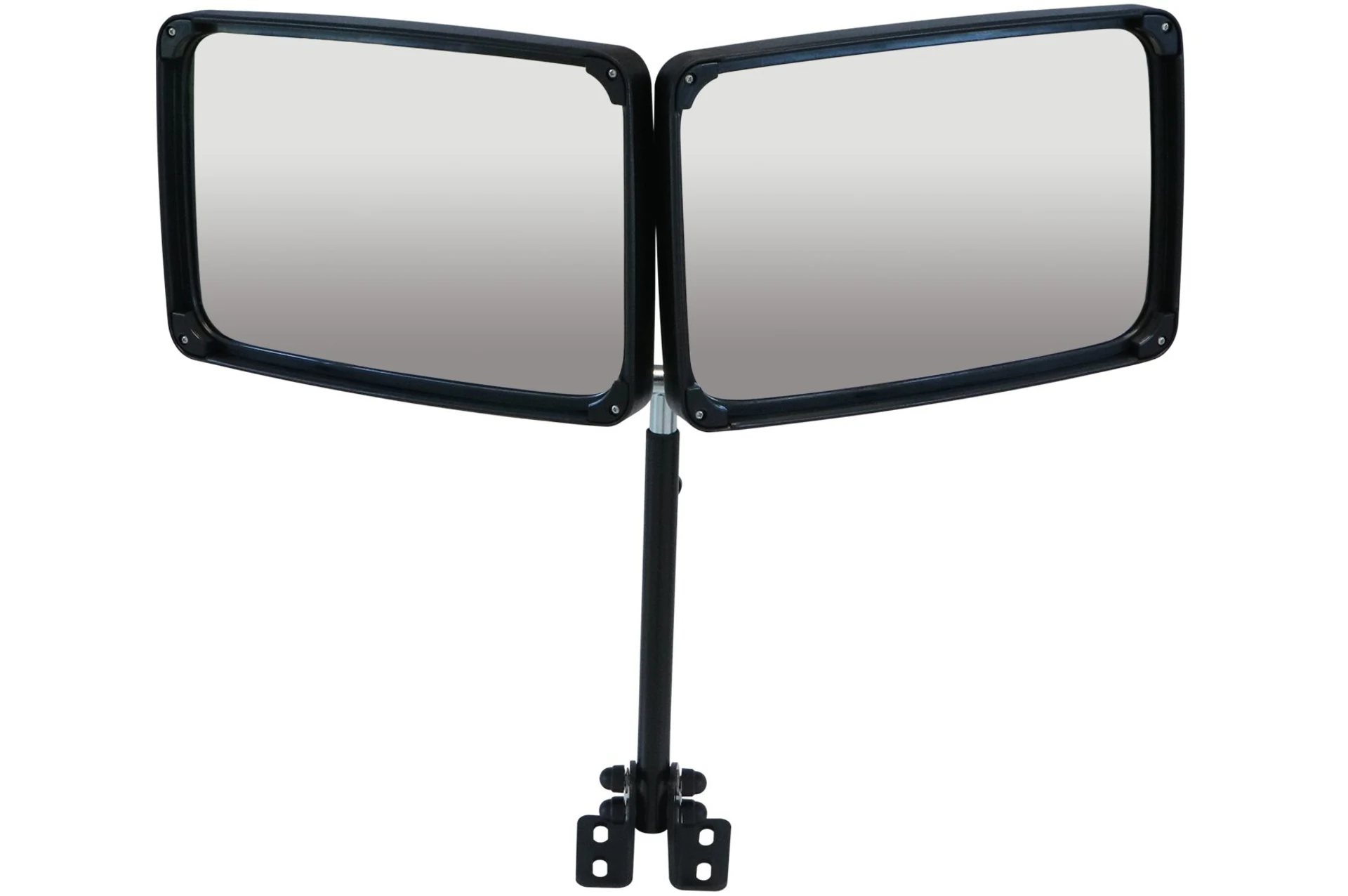 Frontgerätespiegel P105 PARA mit Schwenkfuss, VTS konform Schwenkfuss mit 2 Spiegeln Frontgerätespiegel P105 PARA mit Schwenkfuss, VTS konform Schwenkfuss mit 2 Spiegeln