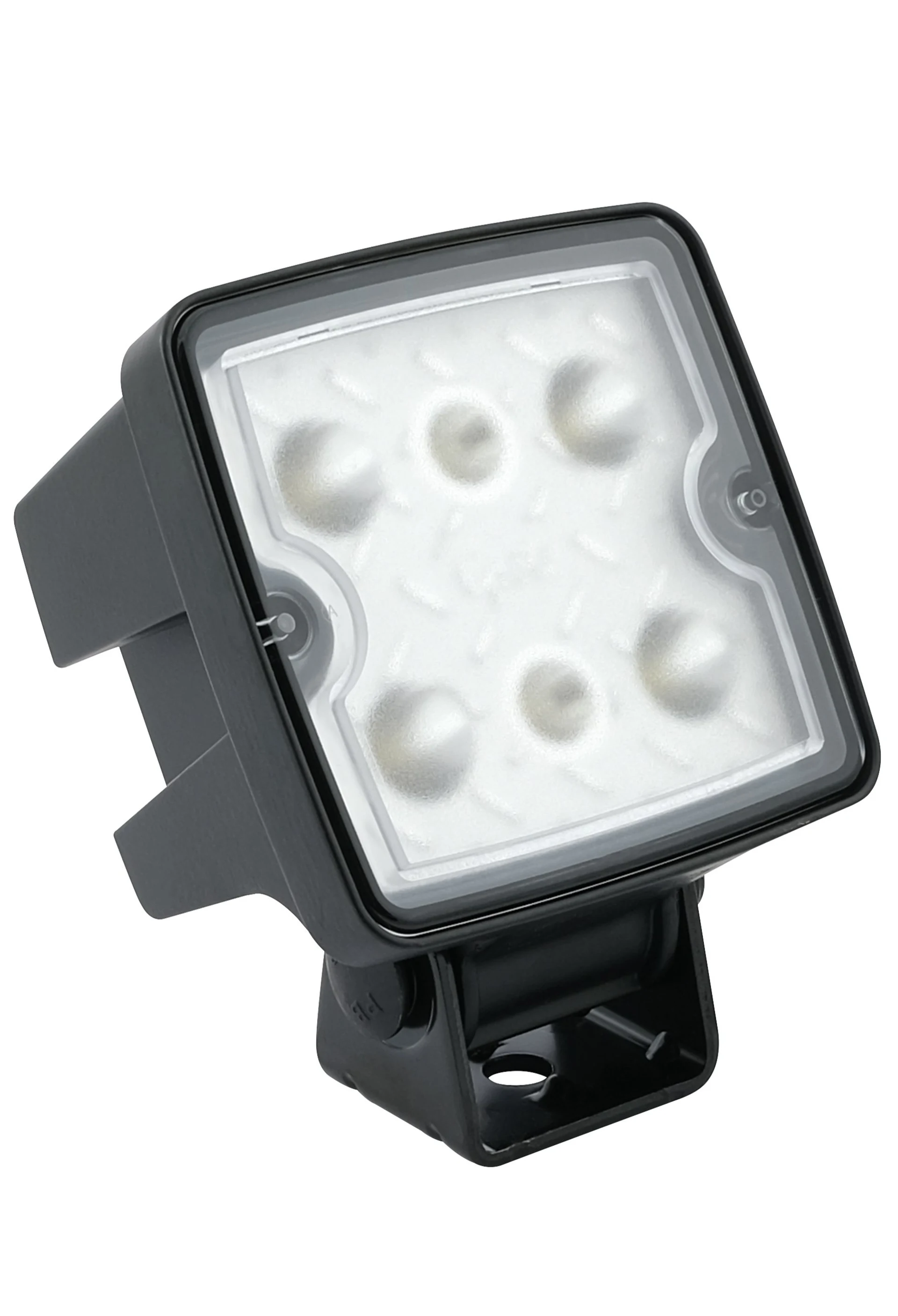 Grote LED-Arbeitsscheinwerfer 12/24 V Deutsch 100 x 100 mm, 3040 Lumen, IP69K, Weitstrahler