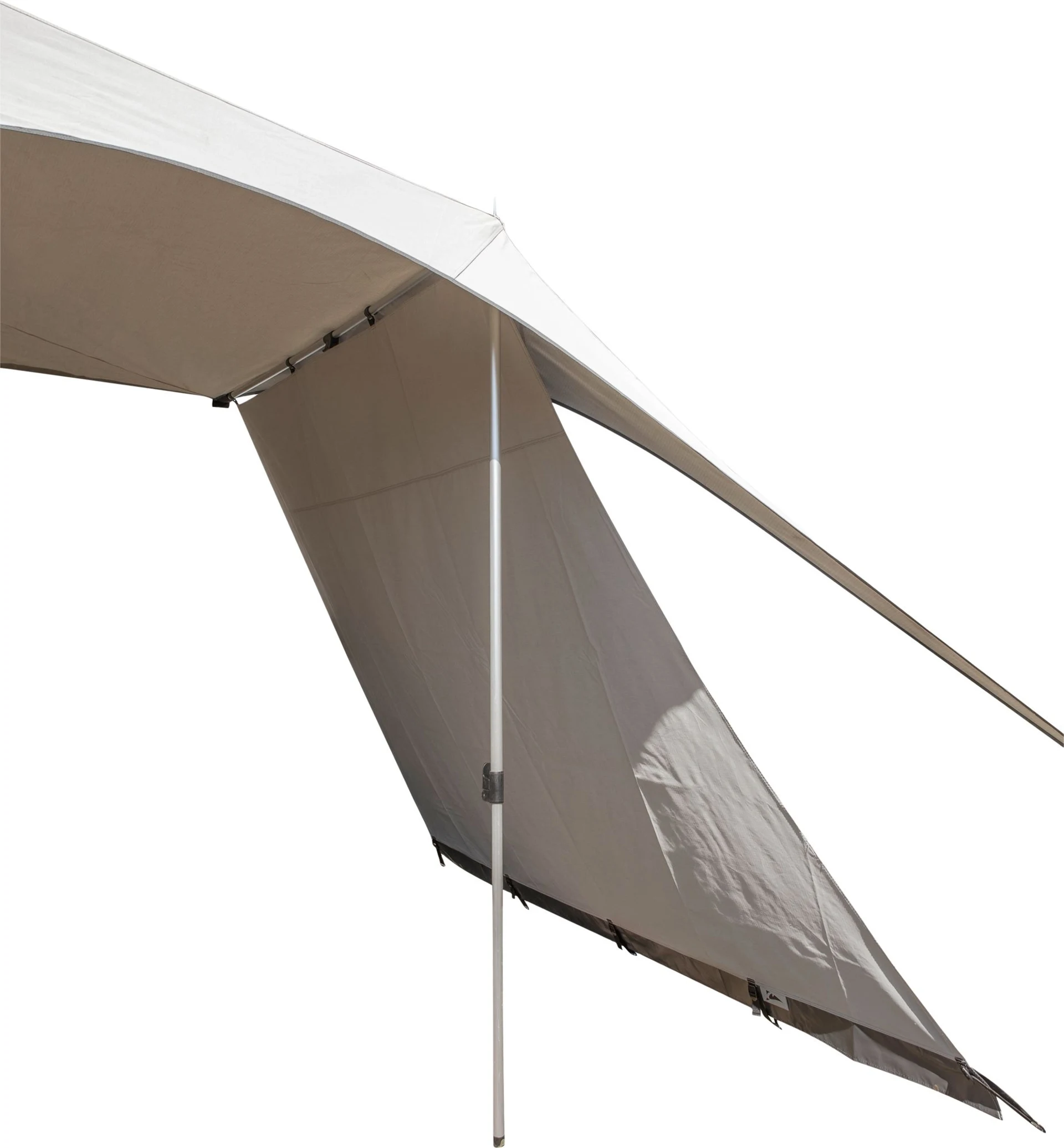 Campooz Caravanning Travelling Seitenwand geschlossen beige Campooz Caravanning Travelling Seitenwand geschlossen beige