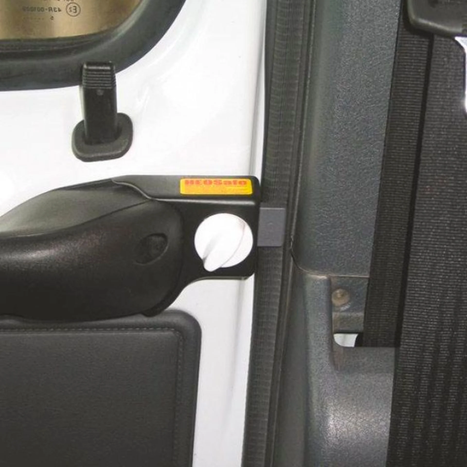 Serrure à pêne dormant HEOsafe pour portes de cabine (Fiat Ducato 230, Peugeot Boxer, Citroën Jumper 1994 - 2002)
