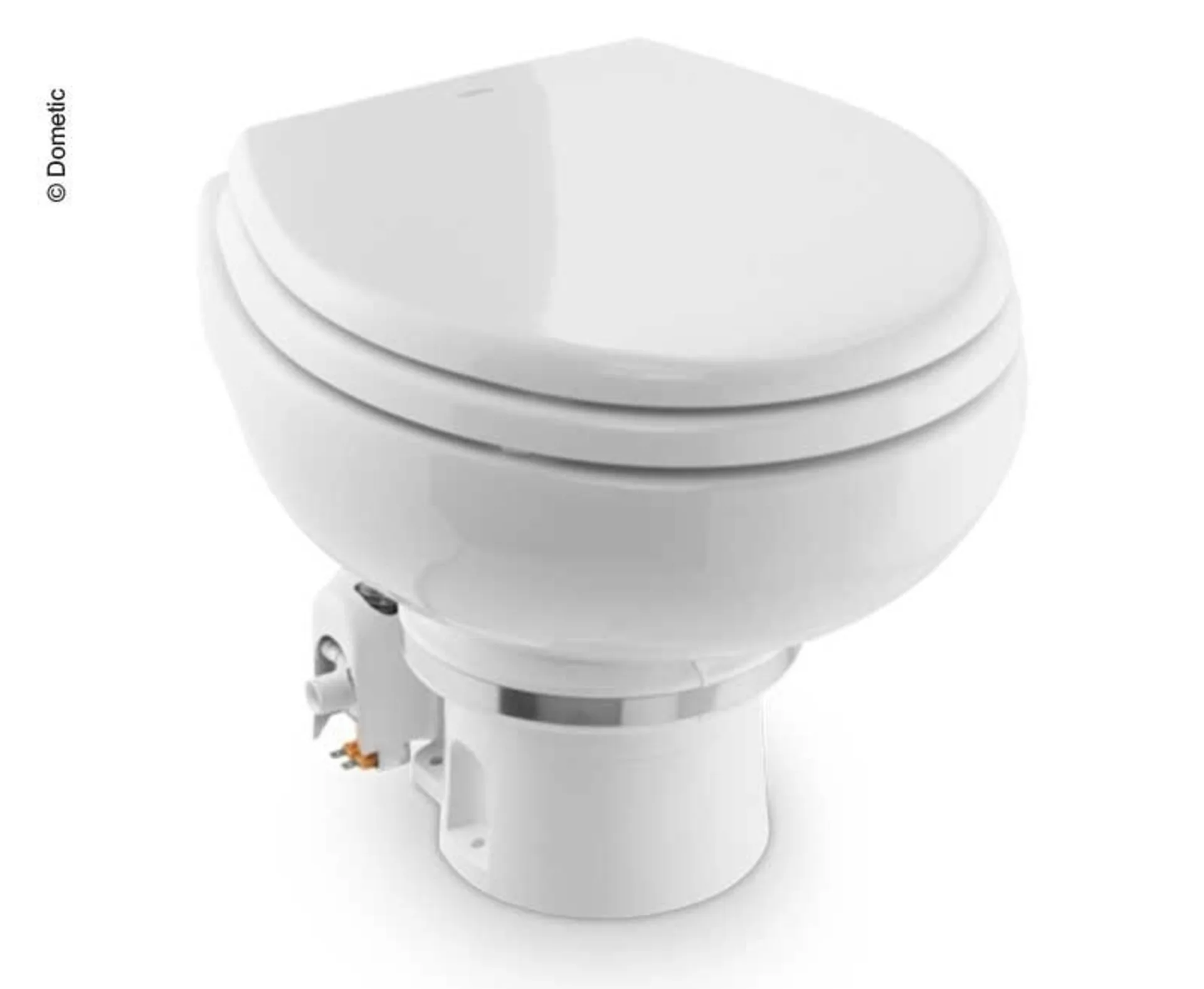 Dometic MasterFlush MF 7120 Elektrische Zerhackertoilette mit Frischwasserspülung Standardhöhe 12 V
