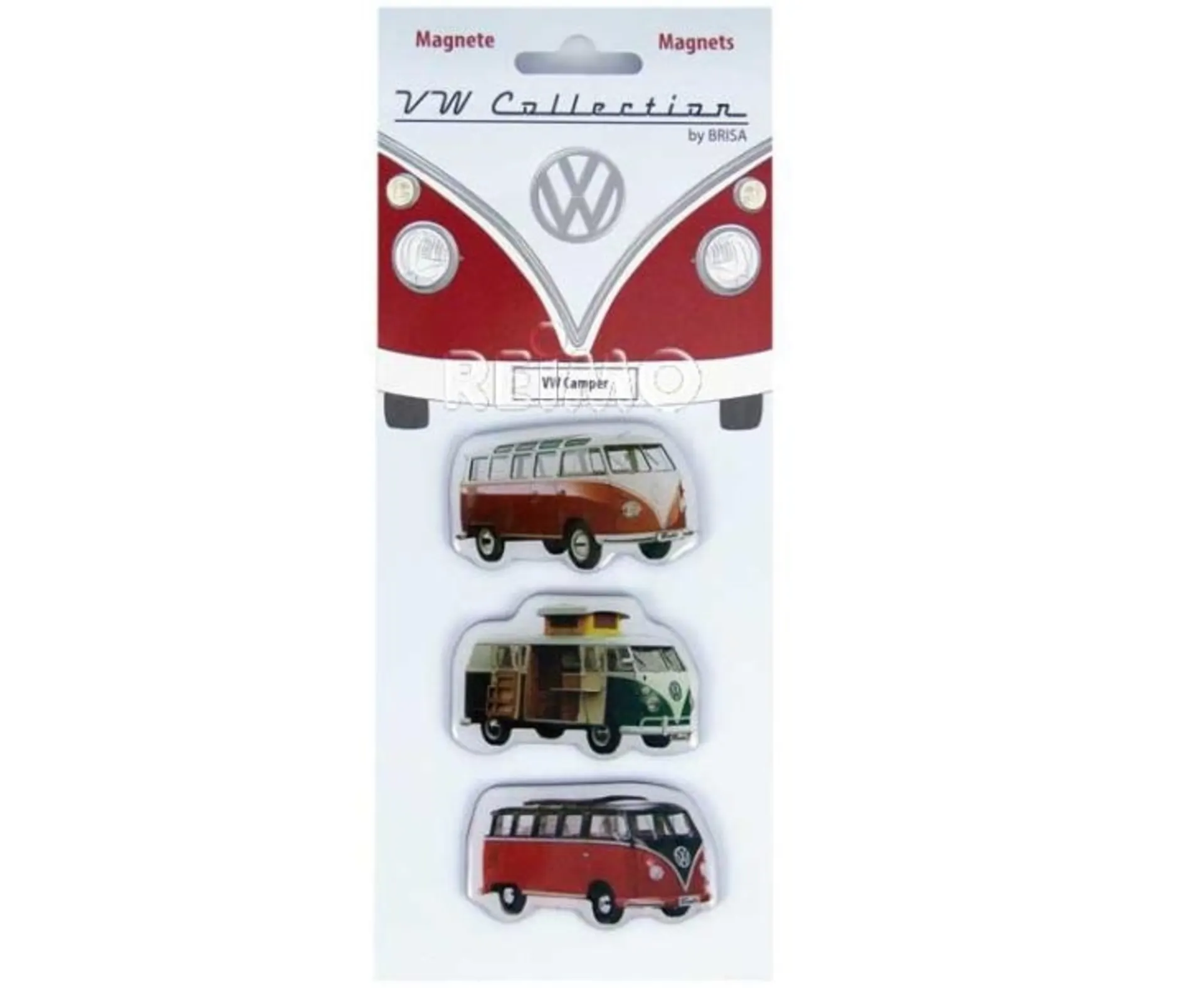 Aimants VW Collection Bulli Silhouette - Décoration pour réfrigérateur et tableau d'affichage