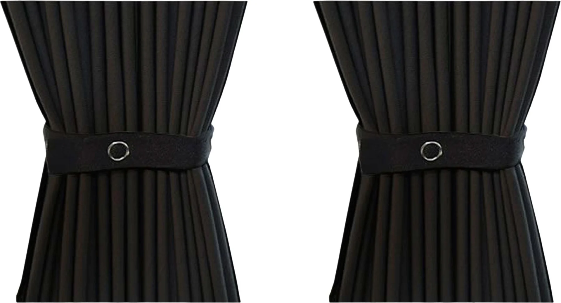Kiravans Rideau set 2 pièces pour VW T5/T6 Arrière droite standard noir
