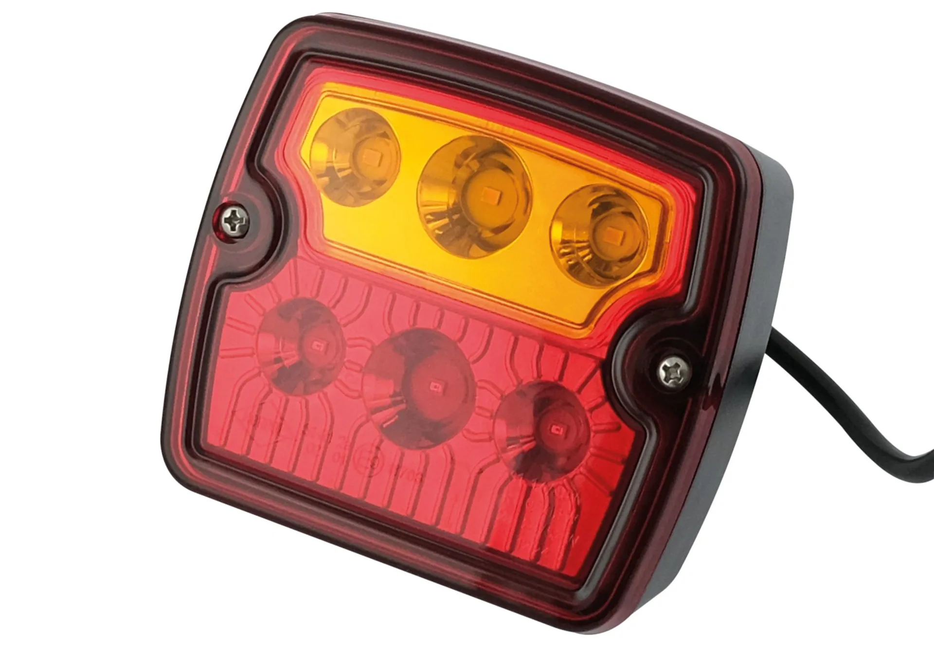 Horpol - LED Schlussleuchte 12/24 V, L+R 105 x 97 x 49.5 mm (Tiefe beachten, auch mit 29.5 mm Tiefe verfügbar), IP68