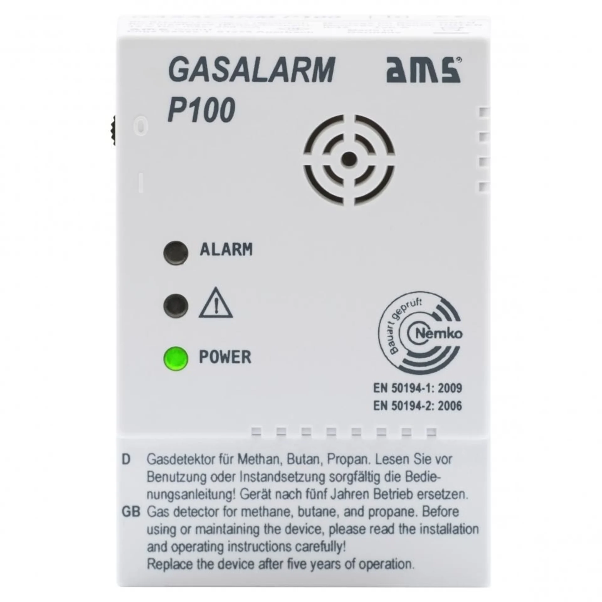 AMS alarme de gaz P100
