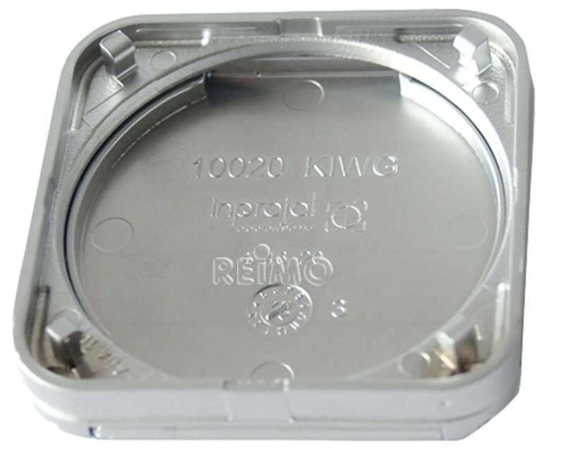 Silberner Klappdeckel für 230V-Steckdose (820705)