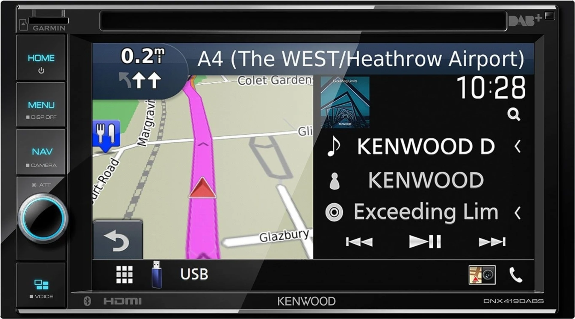 Kenwood DNX419DABS Système de navigation multimédia 6,