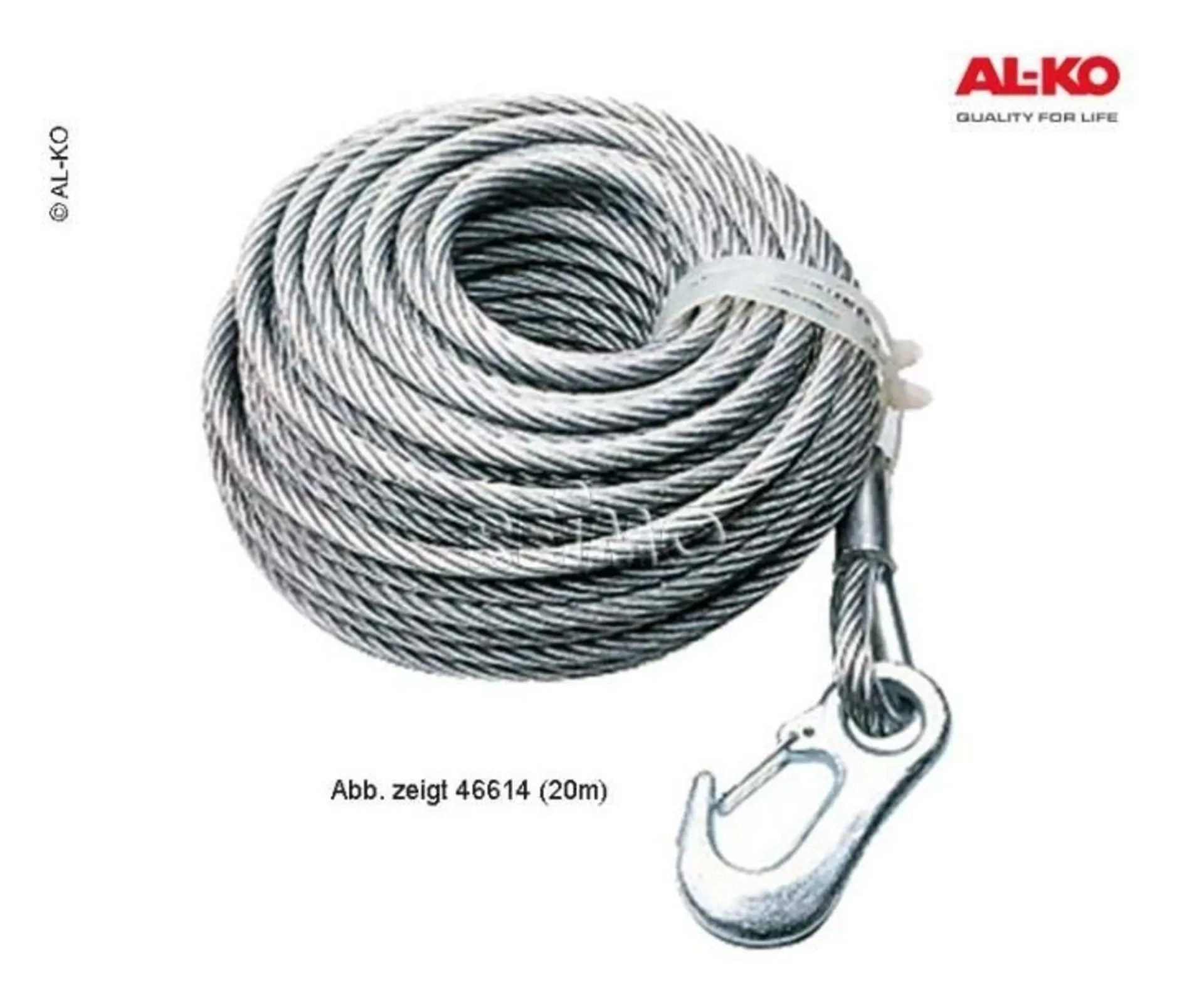 Alko Optima Seilwinde - 15m Seil für 350kg Last