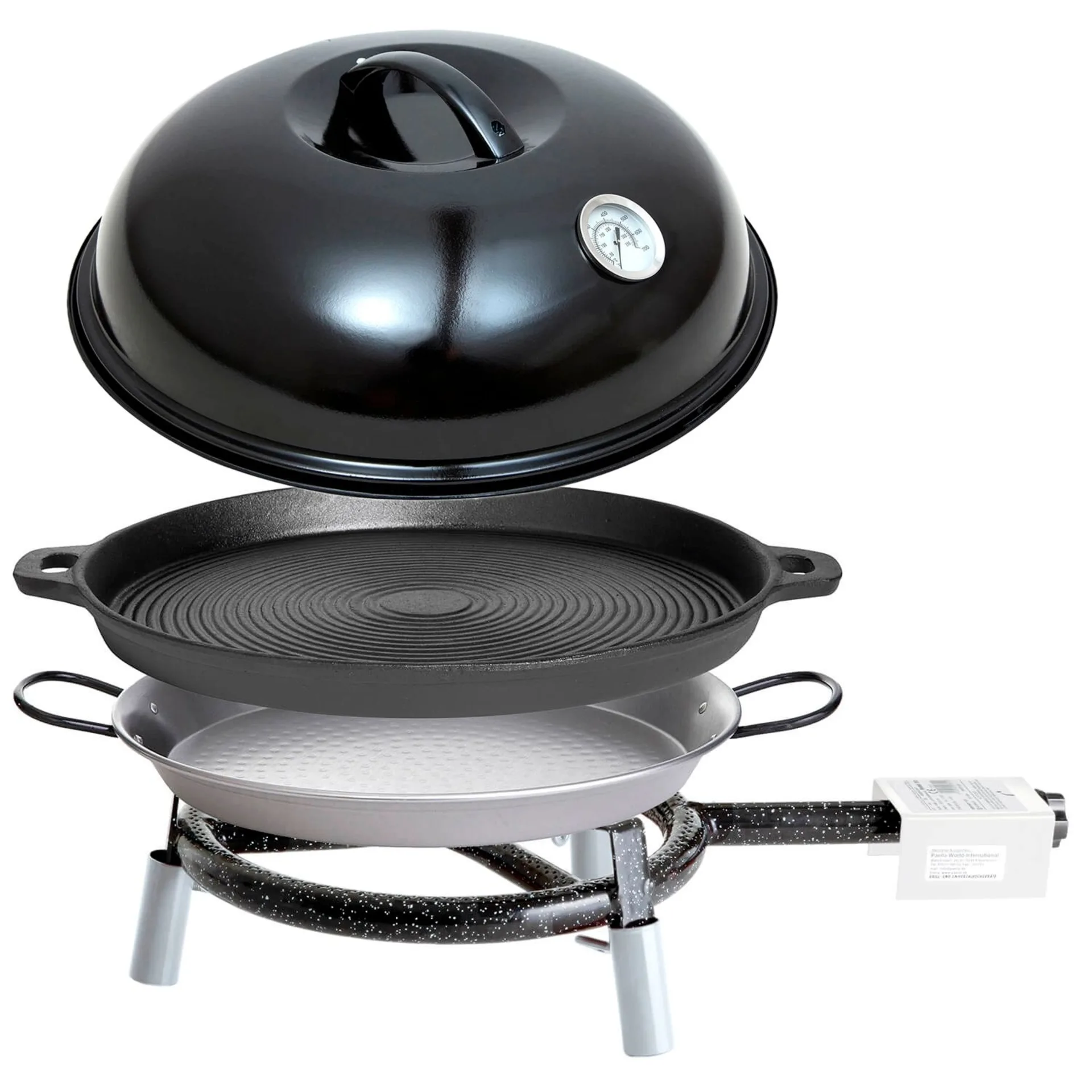 All Grill Trekking-Line-Set Vollausstattung mit Back- und Warmhaltehaube