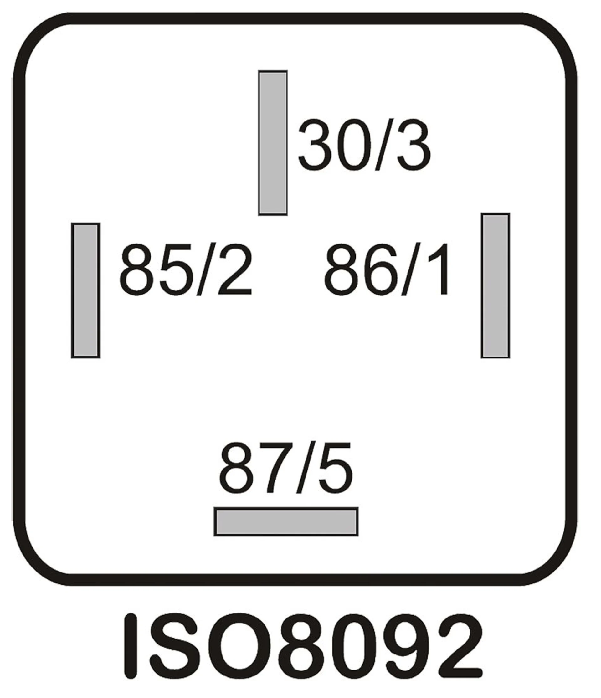 Mini-Relais 12V 40A, 0-1 0 - 1 / 12V 40A
