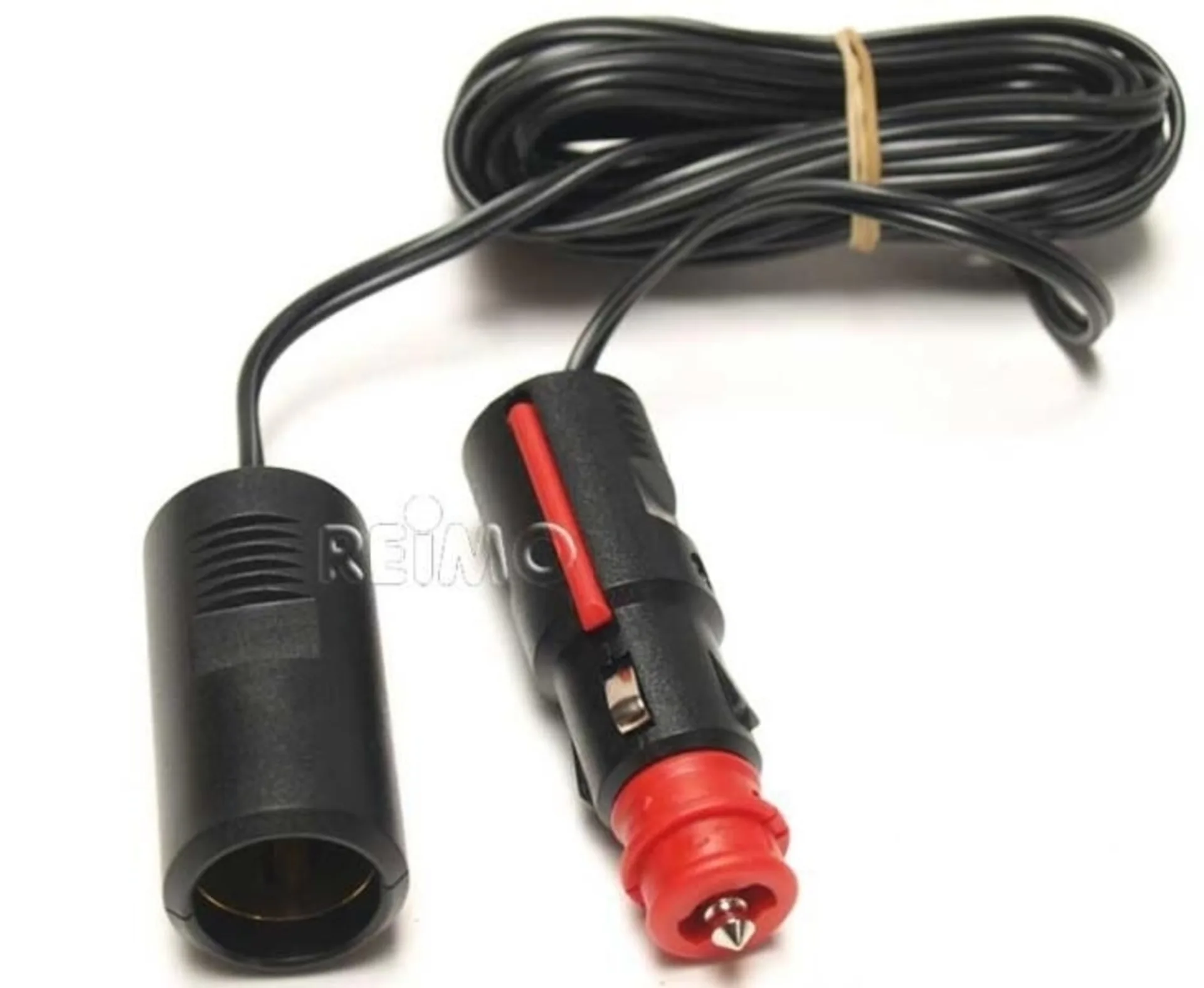 12V Verlängerungskabel mit 4m Länge, Universalstecker und Kupplung