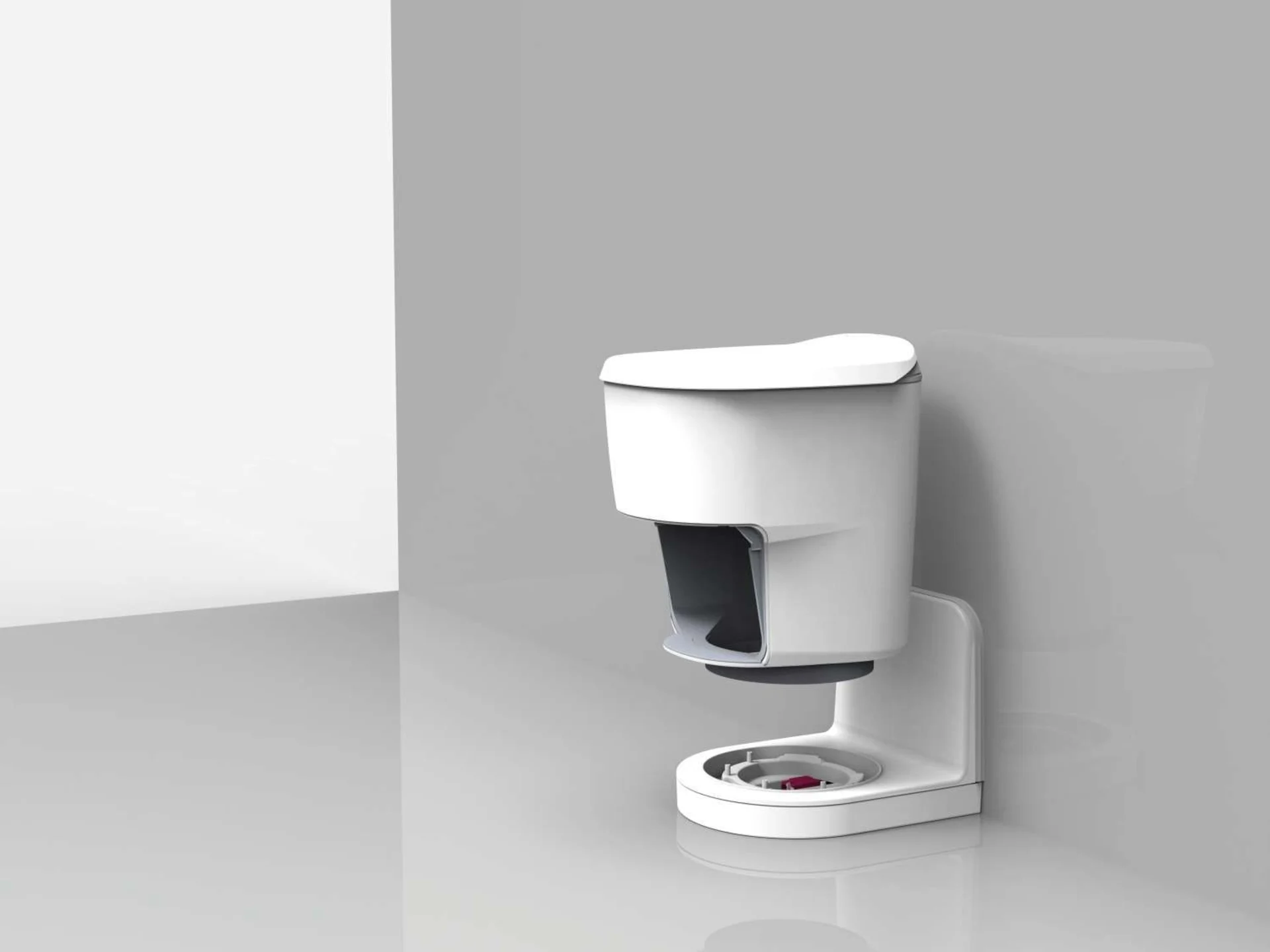 Clesana Toilette C1 mit L-Adapter Beuteltoilette Trockentoilette 12 V