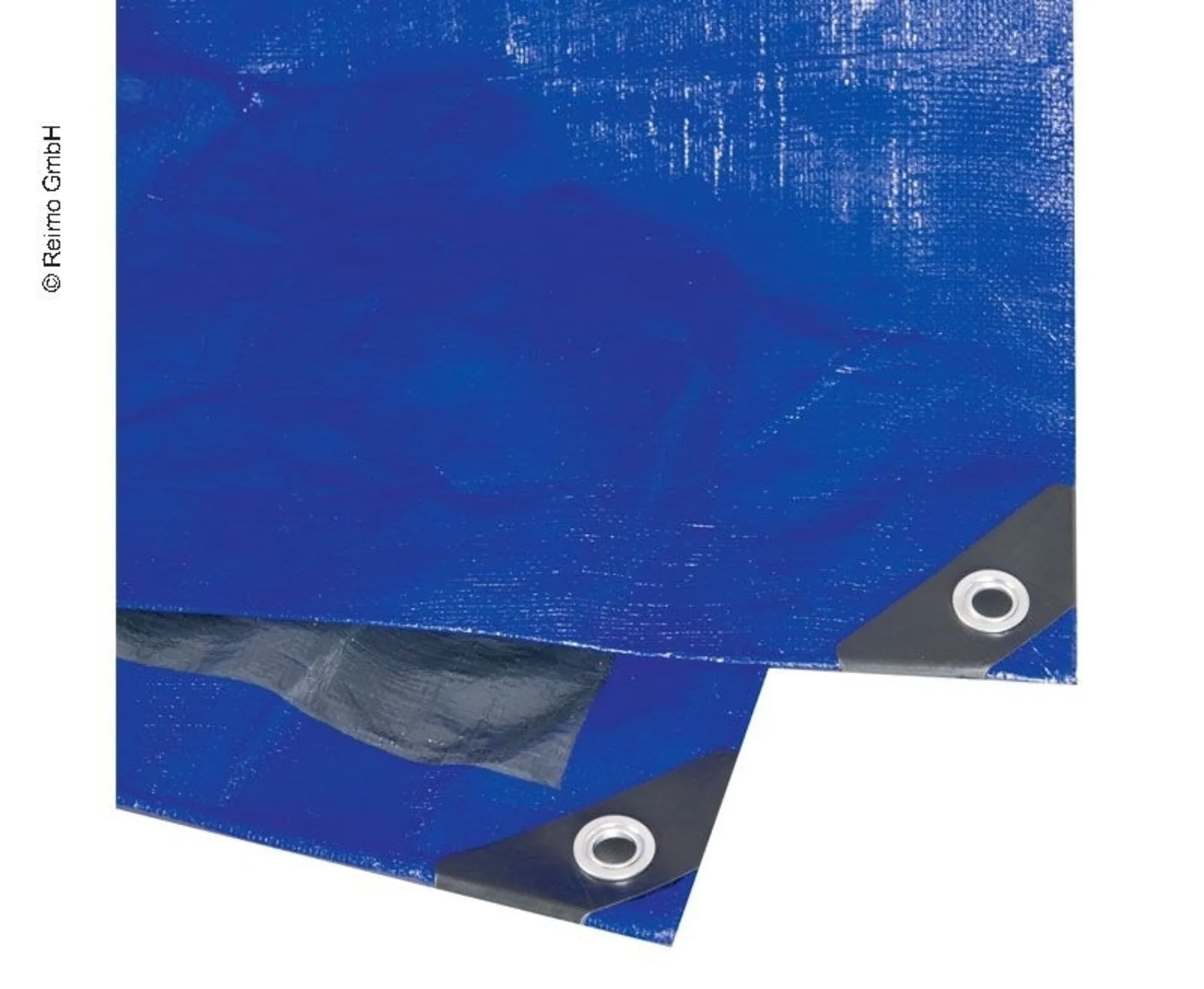 Bâche de protection 2x2m, bleue - protection contre la saleté, la pluie et le vent