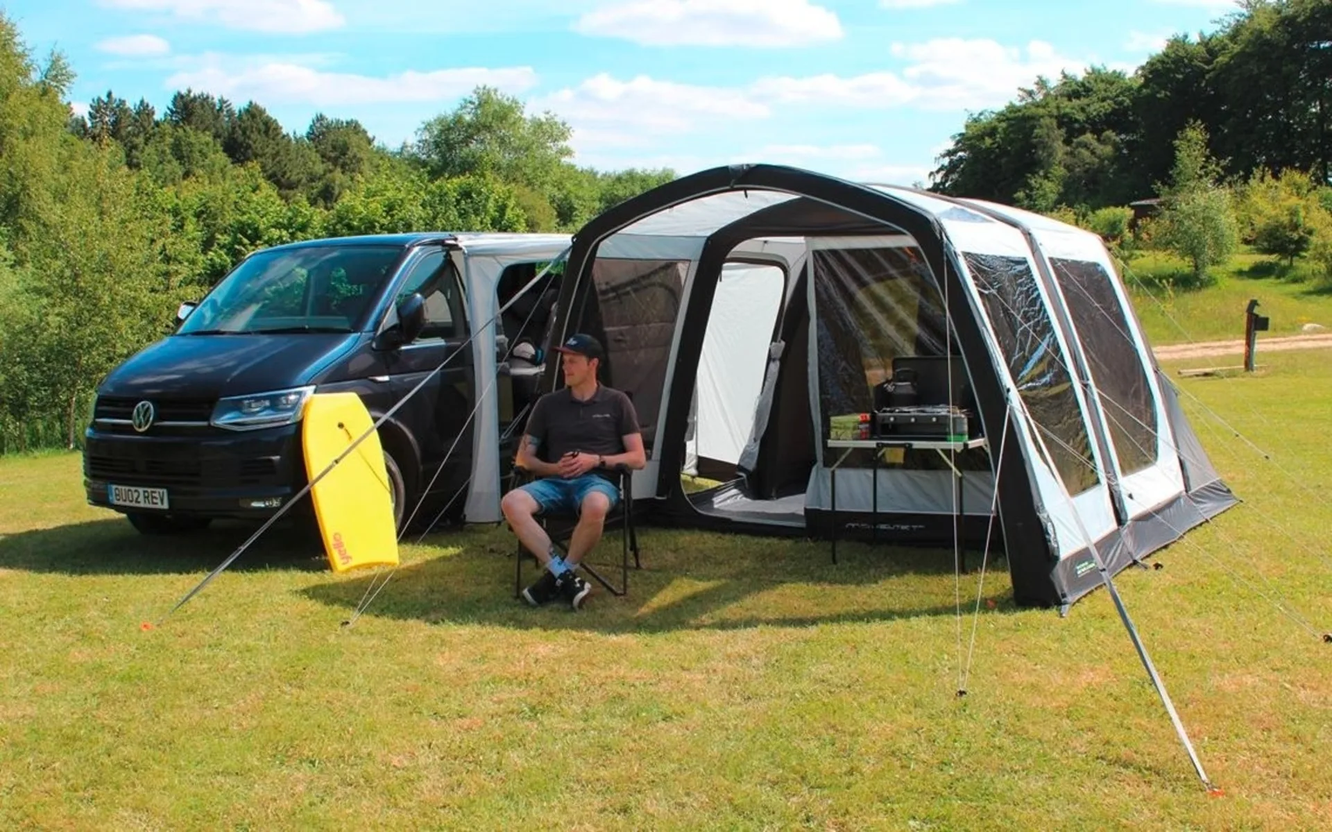 Outdoor Revolution Movelite T3E Auvent Haut Plage de hauteur 255 à 305 cm