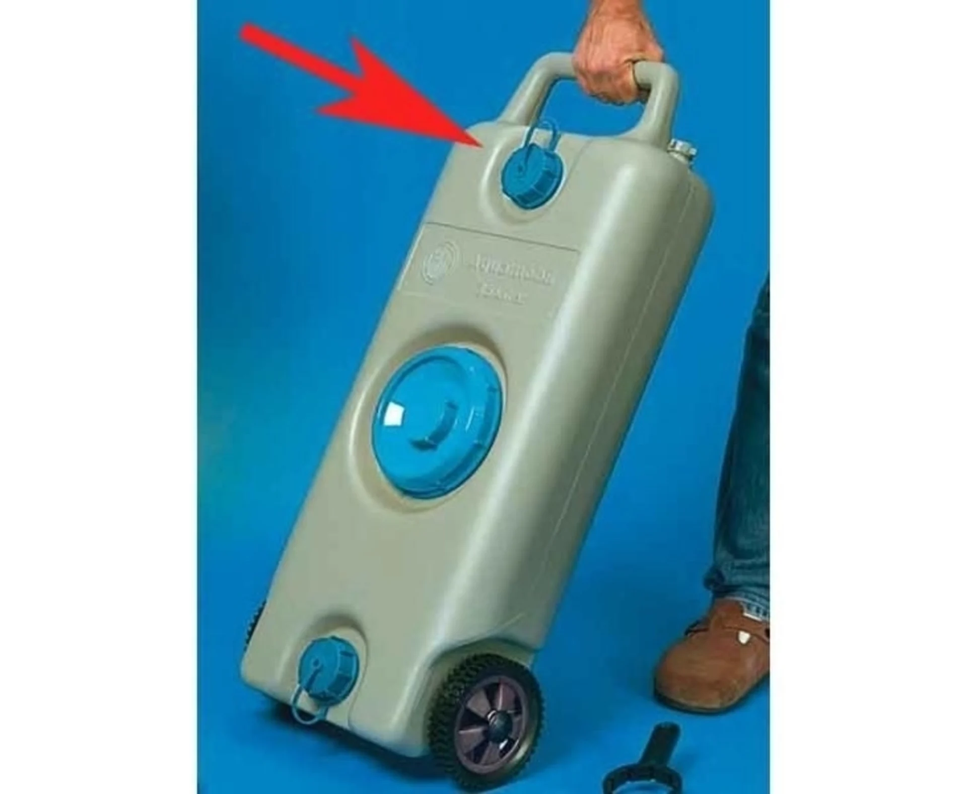 Schraubverschluss mit Halteband für Aqua Mobil 35l