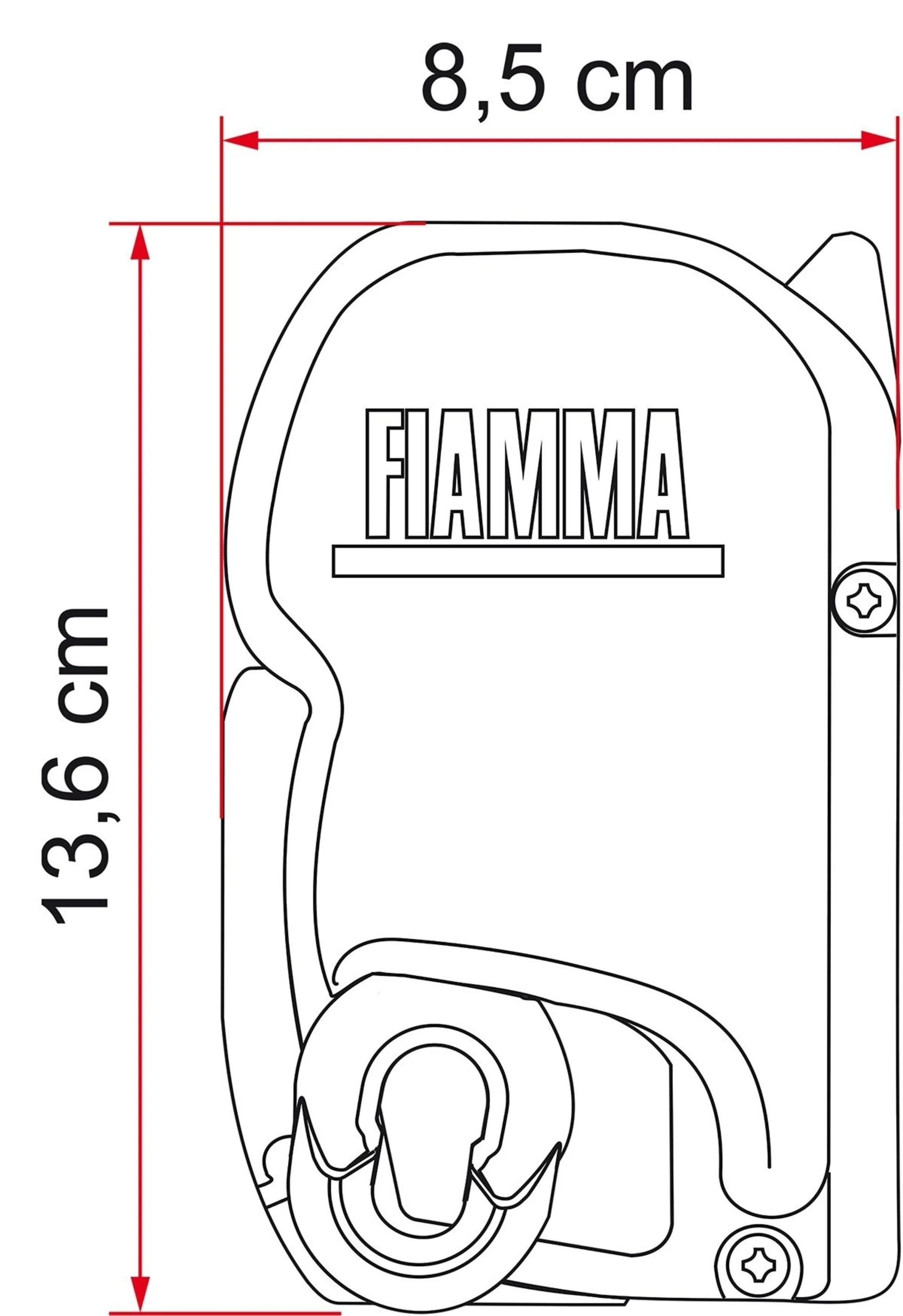 Fiamma Wandmarkise F45s 450 cm (Titanium / Royal Grey) Fiamma Wandmarkise F45s 450 cm (Titanium / Royal Grey)