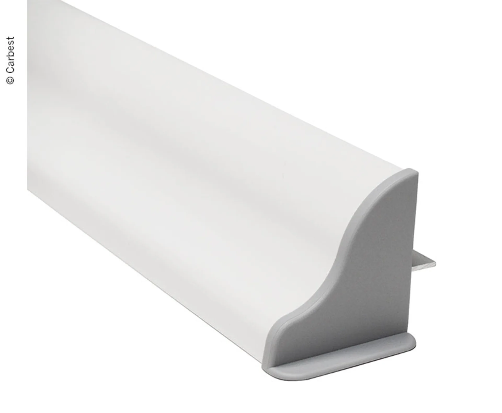 Kit de montage en aluminium pour panneau solaire - largeur jusqu'à 410 mm - Blanc