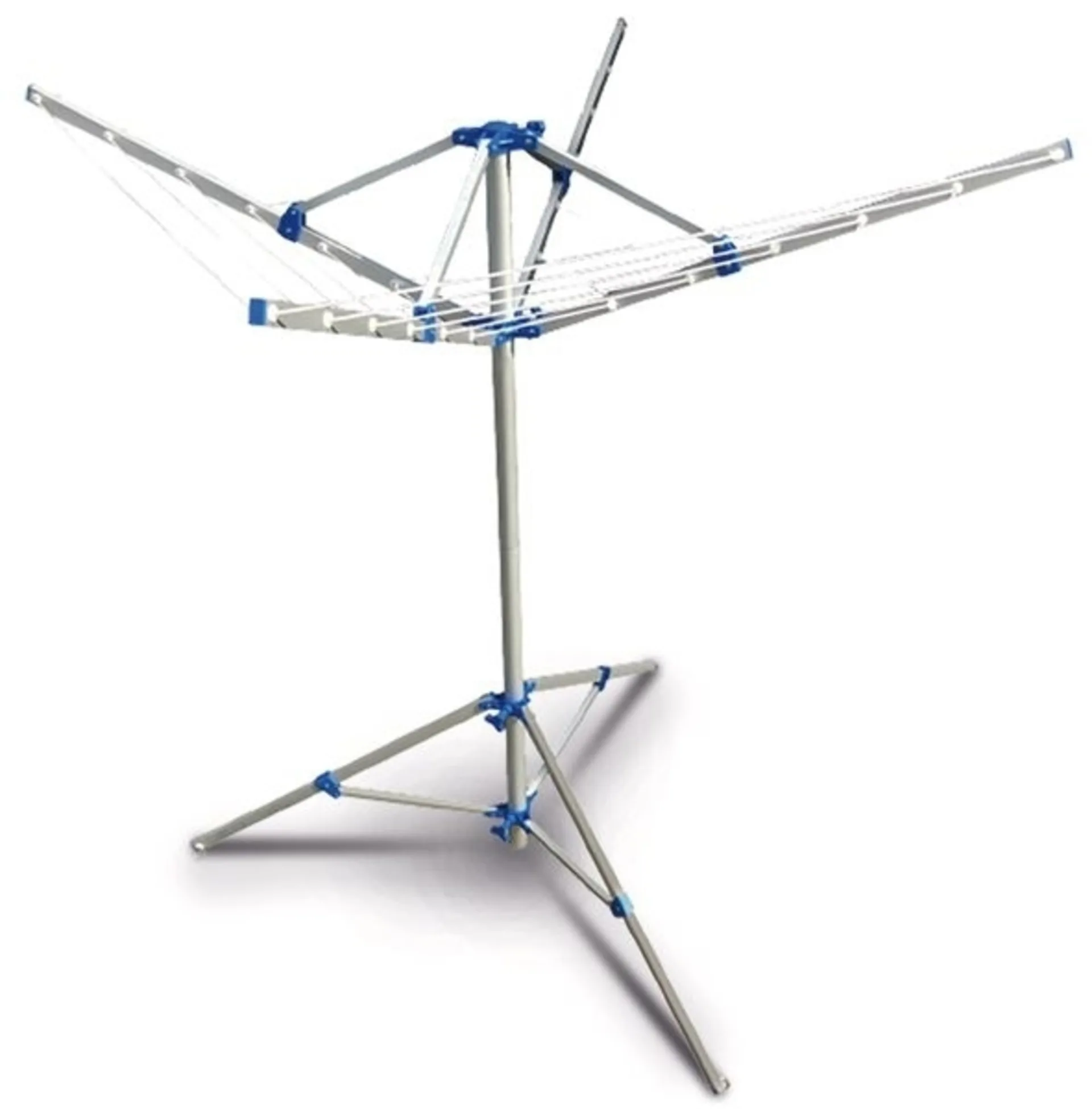 Aluminium Wäschespinne Little Emma II mit 3 Armen und 12m Leine