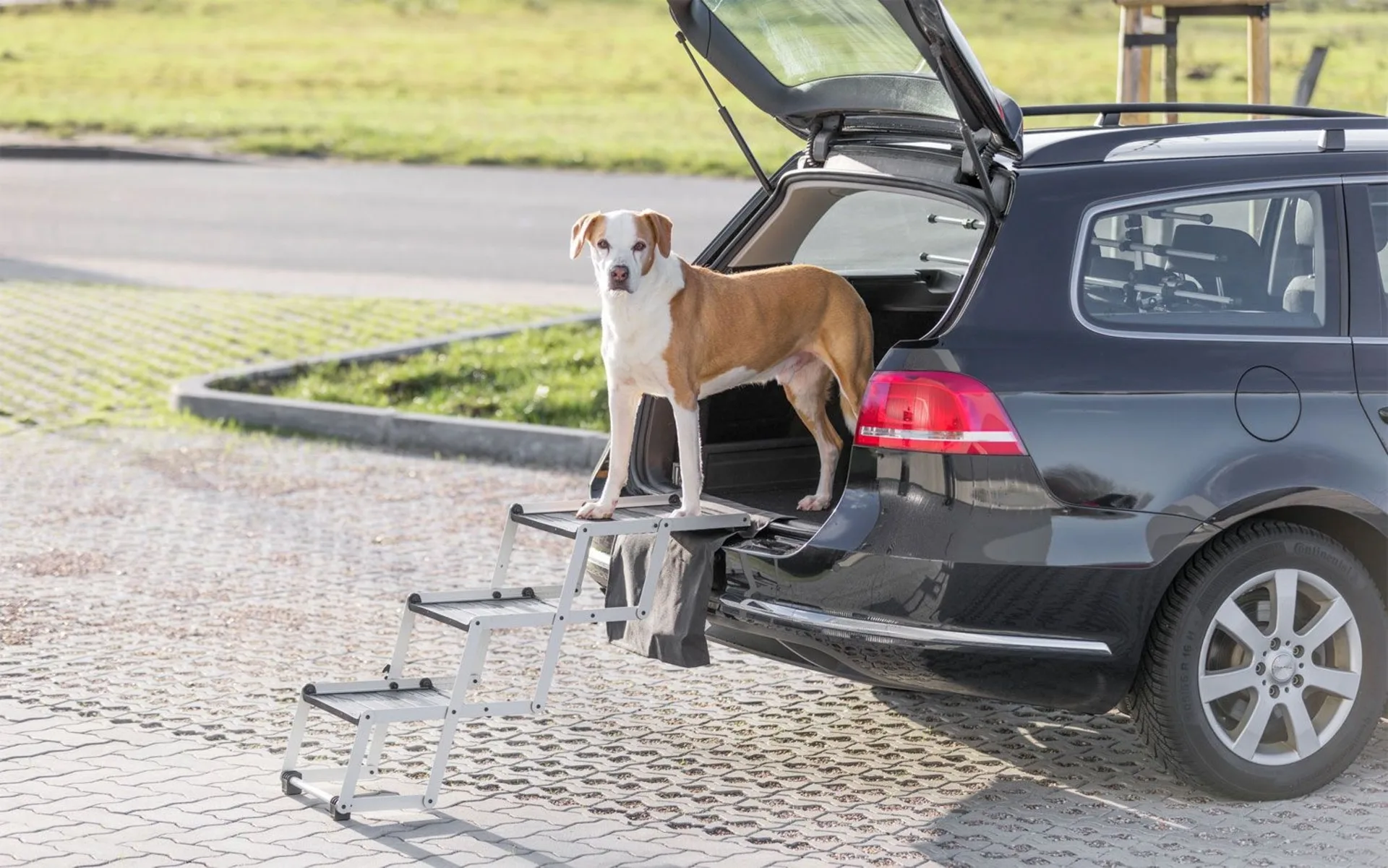 TRIXIE Aluminium Falt-Treppe für Hunde