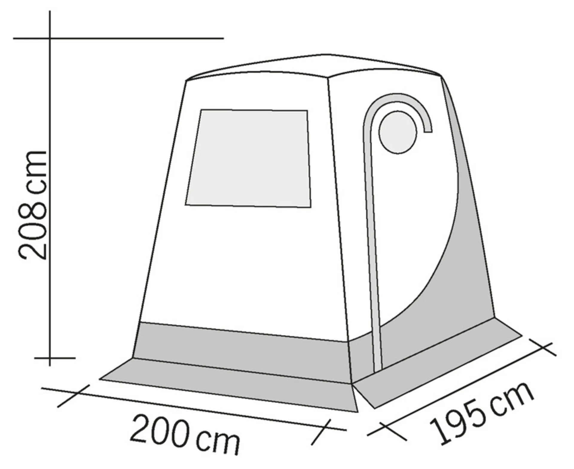 Heckzelt Upgrade 2 - Speziell für die T5 und T6 Heckklappe