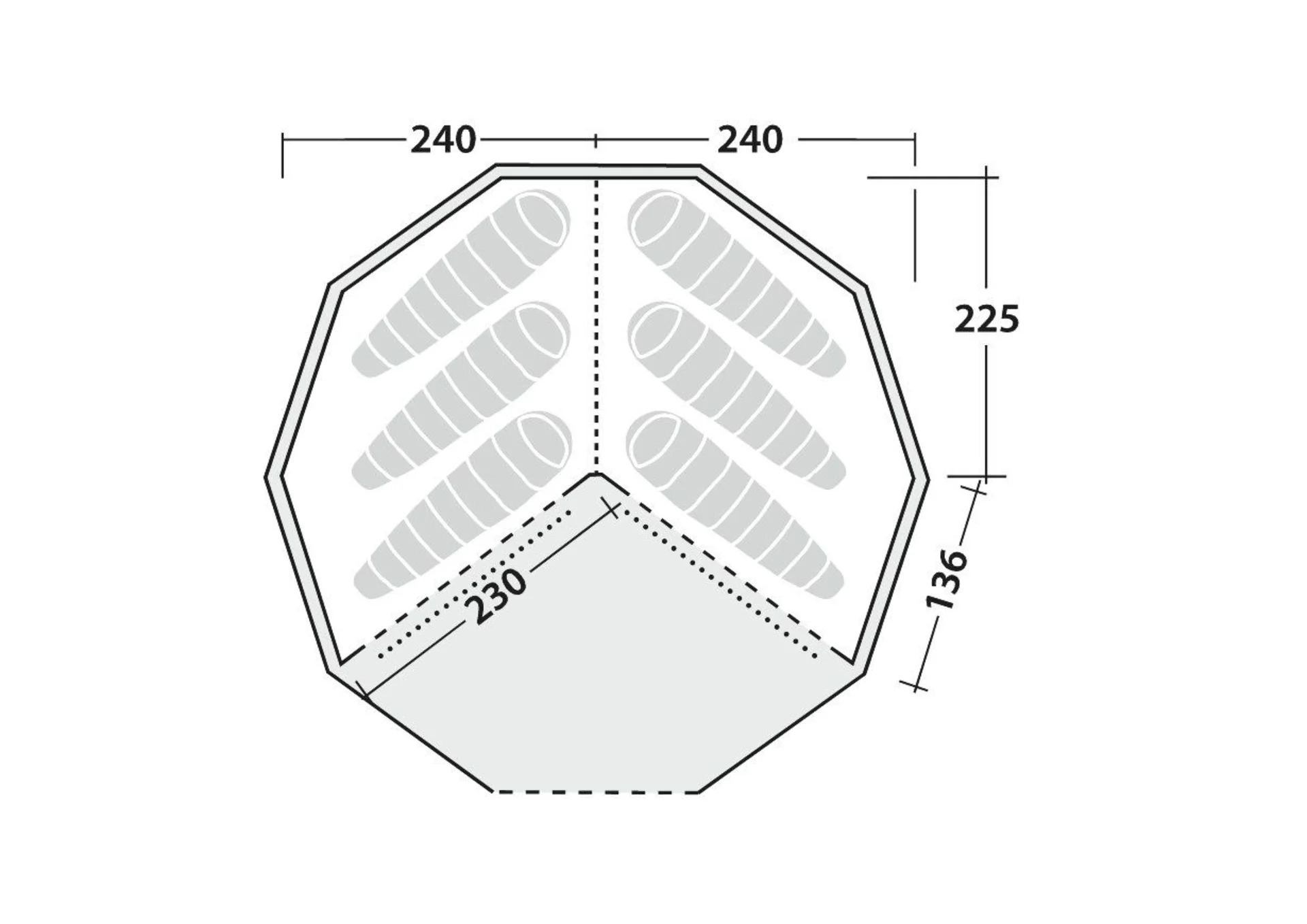 Inner tent Klondike Grande Robens