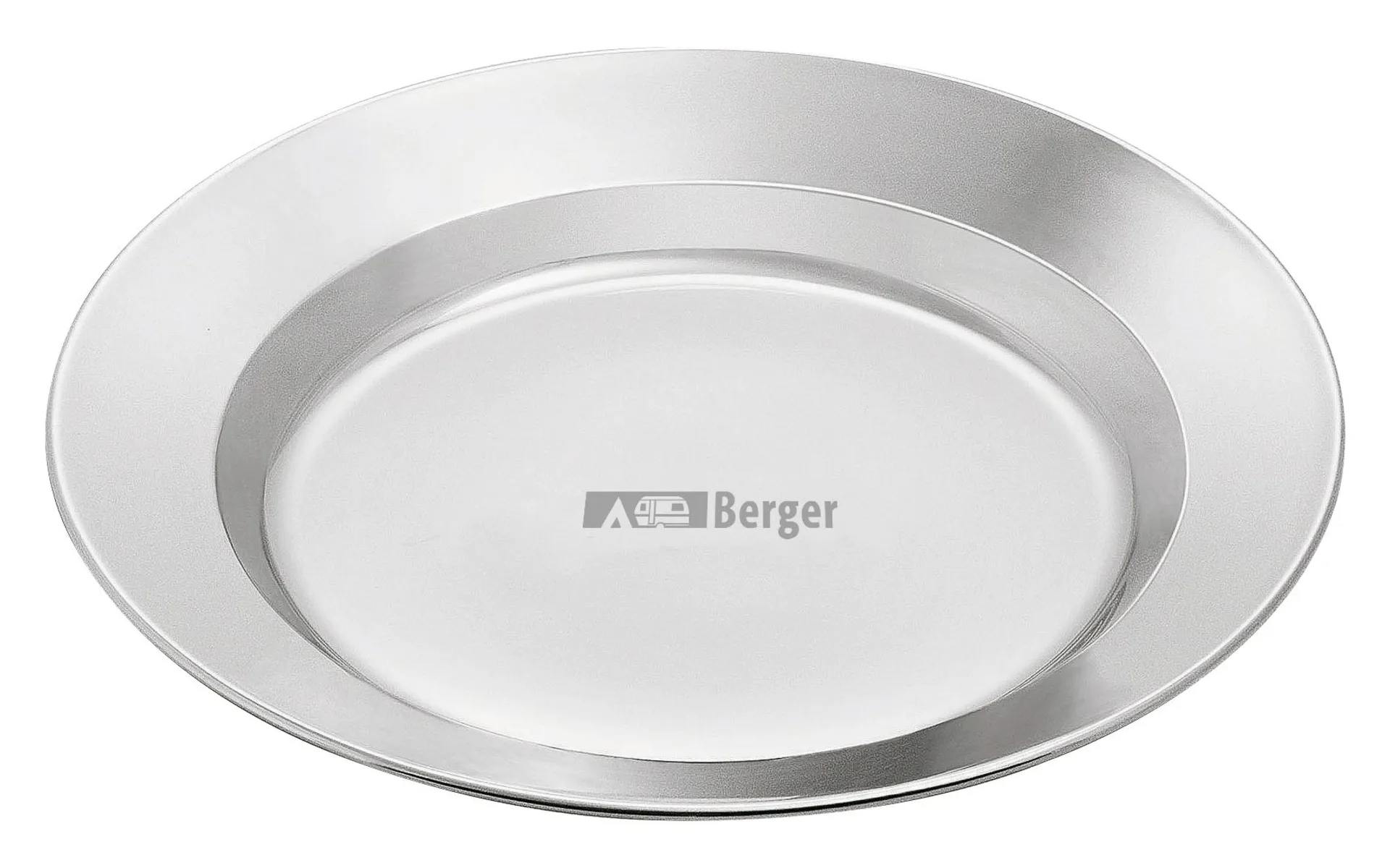 Berger Assiette en acier inoxydable