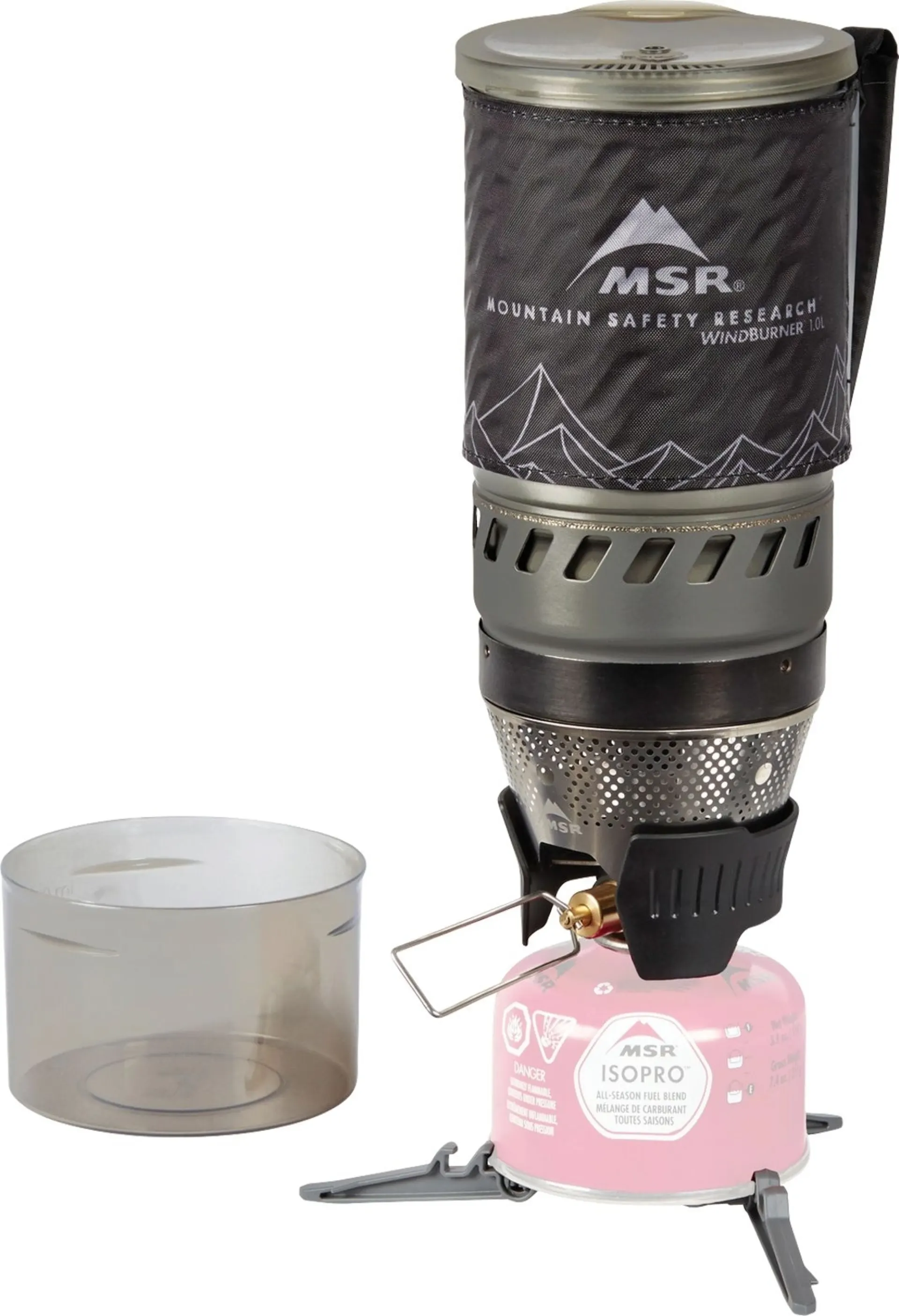 Réchaud à gaz MSR Wind Burner, réchaud à cartouche, noir Réchaud à gaz MSR Wind Burner, réchaud à cartouche, noir