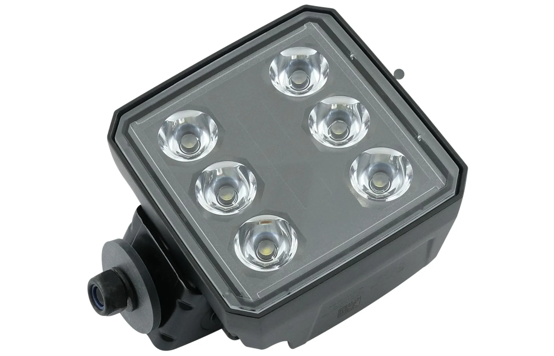Grands projecteurs de travail LED 12/24 V (allemand) 110 x 110 mm, 4 800 lumens, IP69K, faisceau large