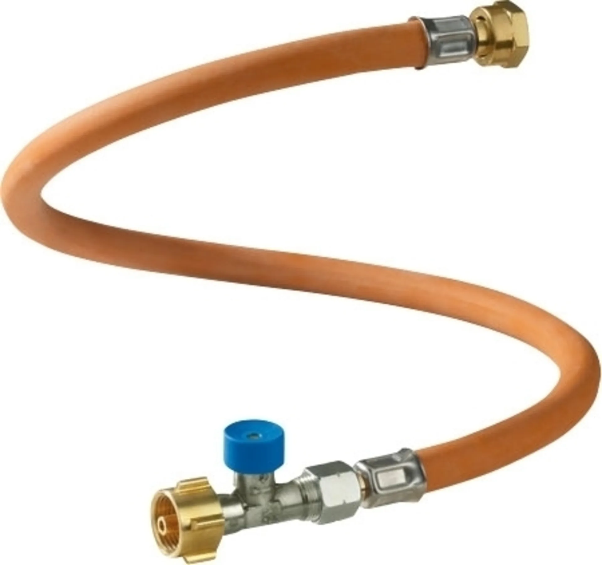 GOK Tuyau à gaz haute pression 75 cm / G. 12 avec sécurité de rupture de tuyau pour DE ; A