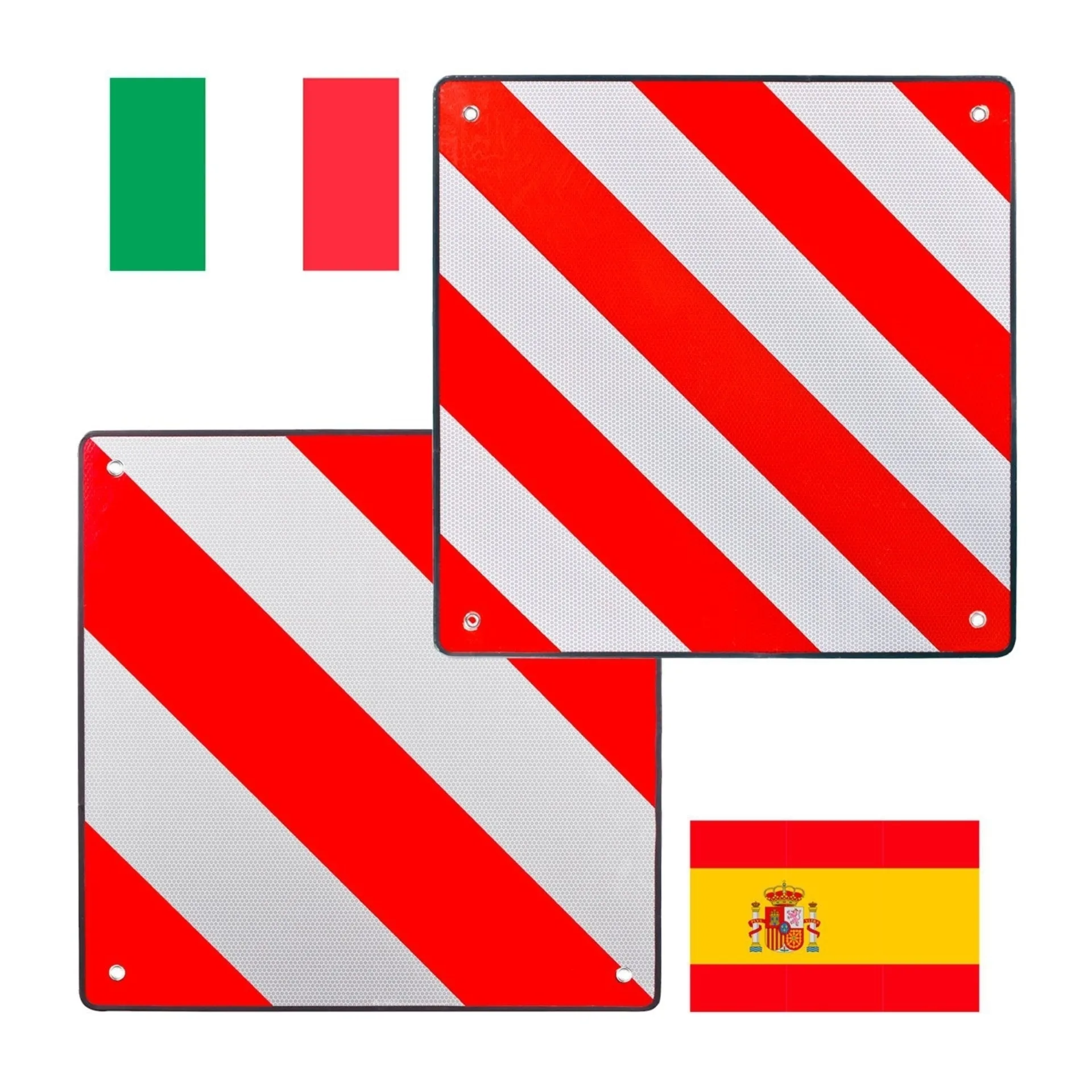 Warntafel 2in1 (Spanien & Italien)