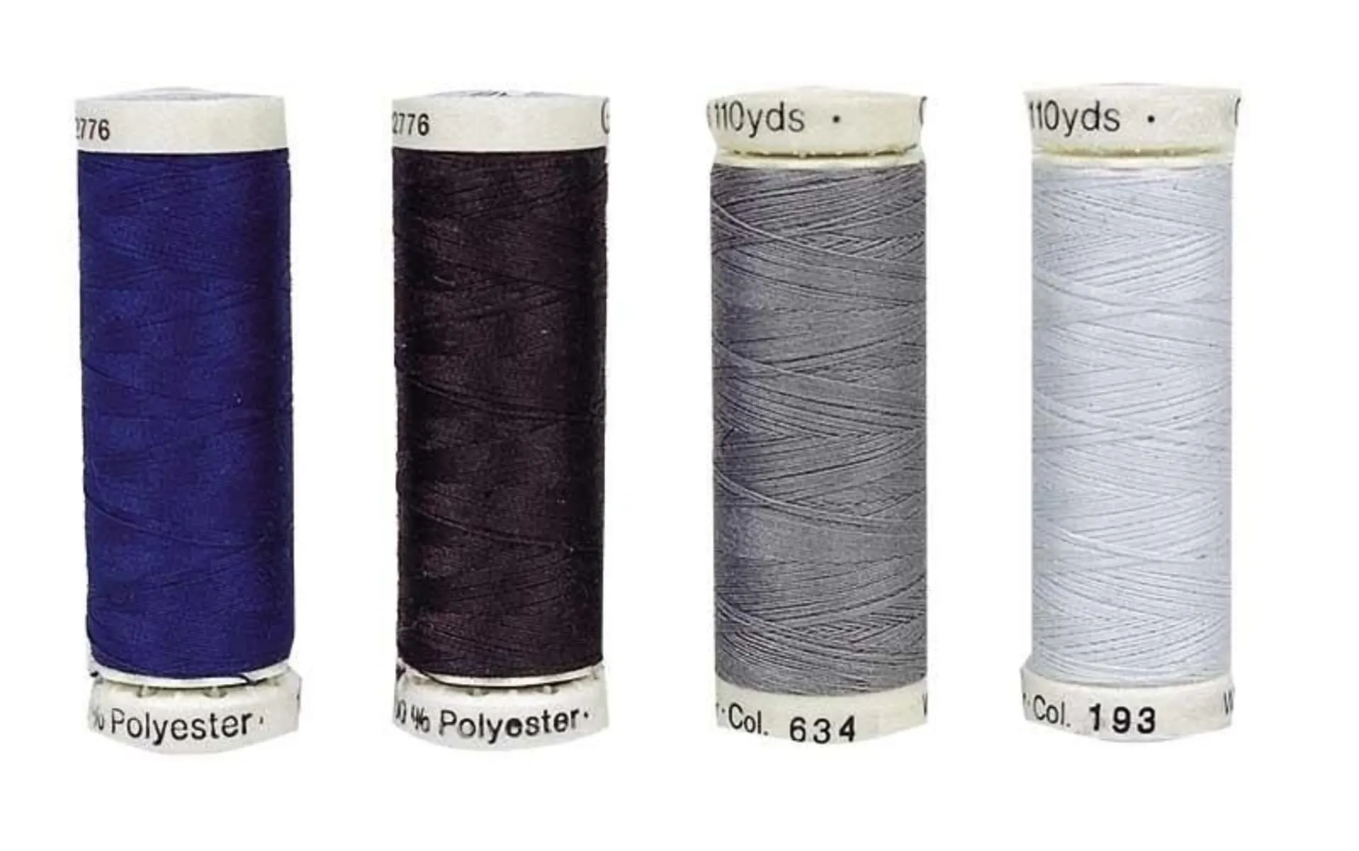 Nähgarn 100% Polyester, 500m, Weiss