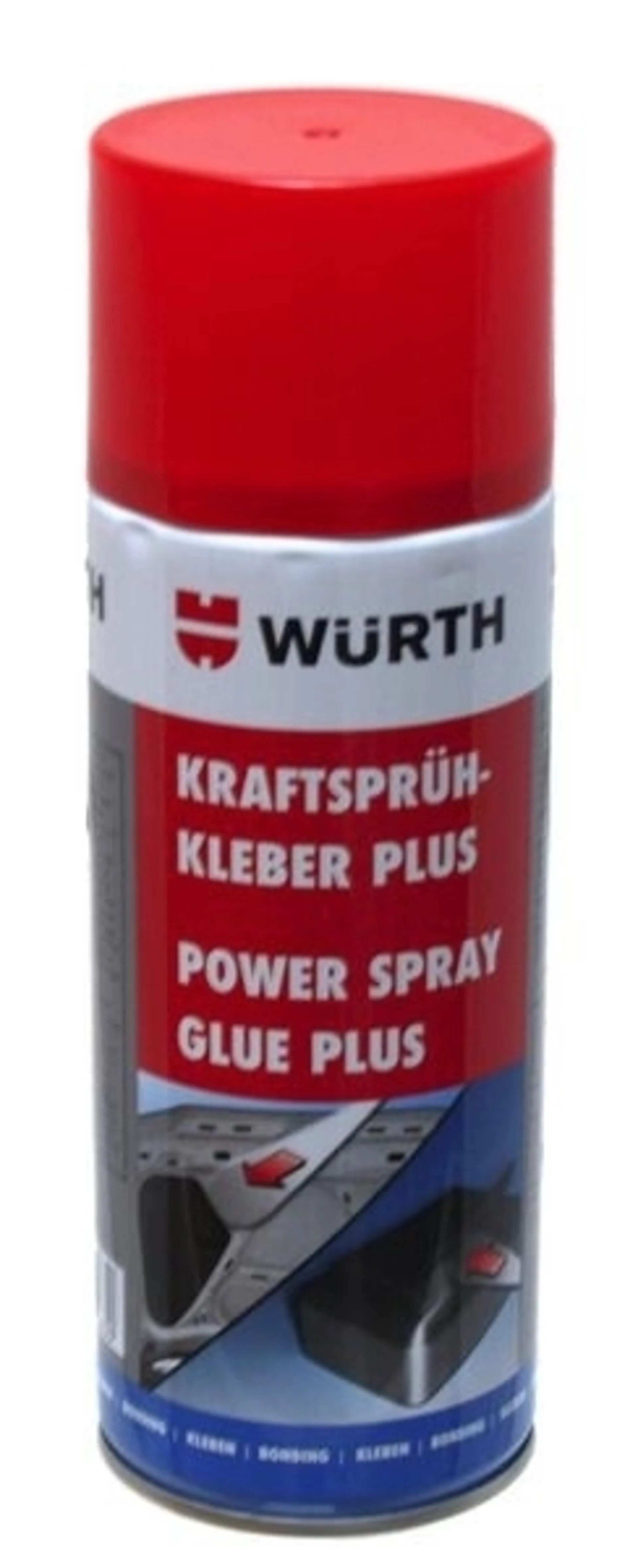 Kraftsprühkleber Plus - hitzebeständiger Kraftkleber bis 110°C (400ml Dose)