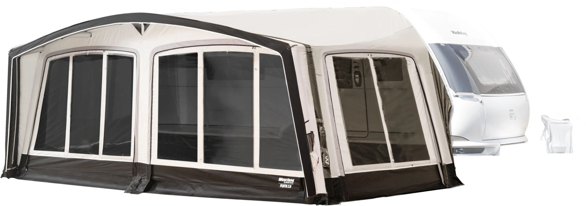 Auvent gonflable Westfield Pluto 2.0 XL pour caravane, avec armature gonflable, taille 9