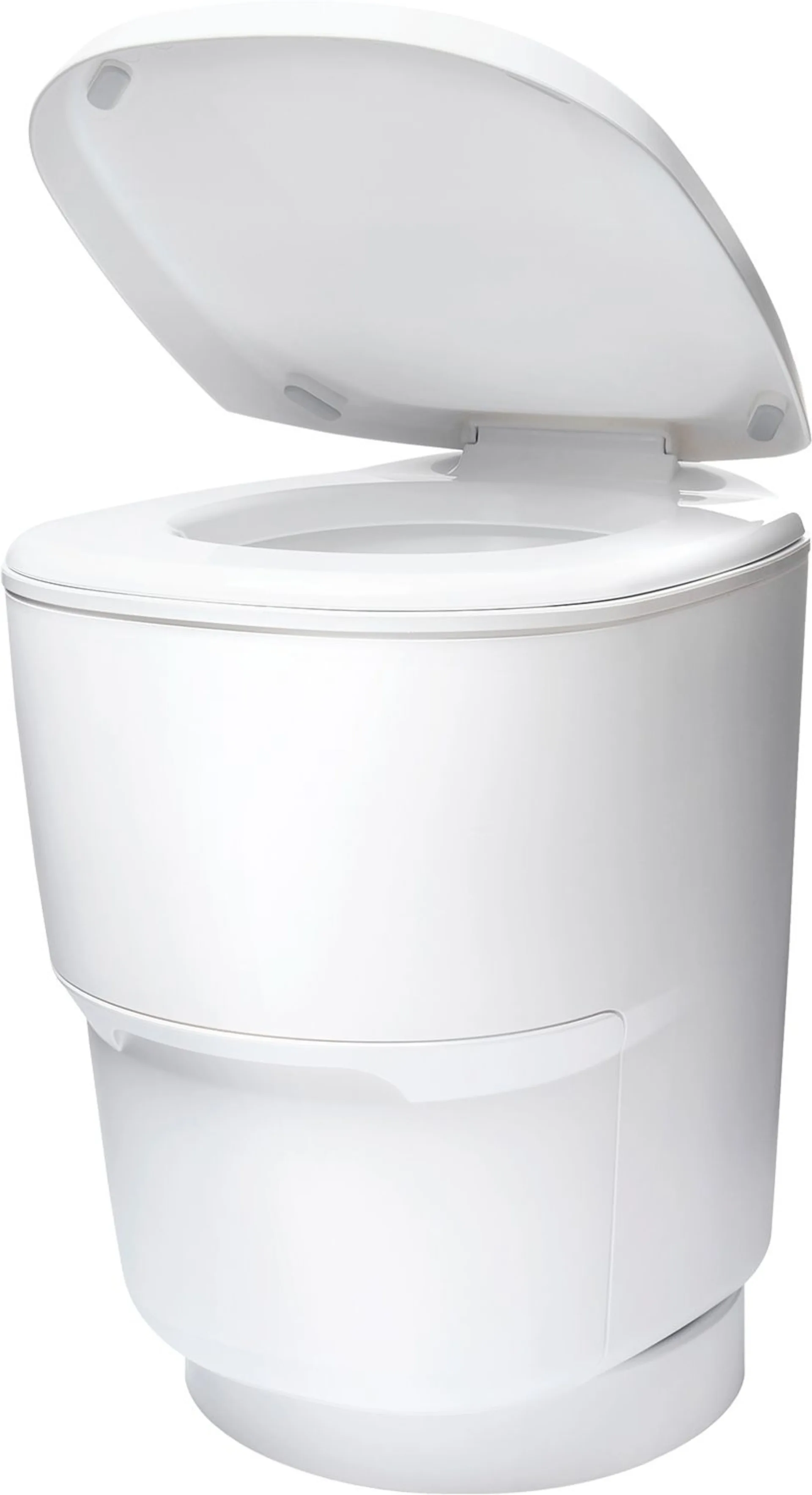 Clesana Toilette C1 avec socle rond Toilette à poche Toilette sèche 12 V