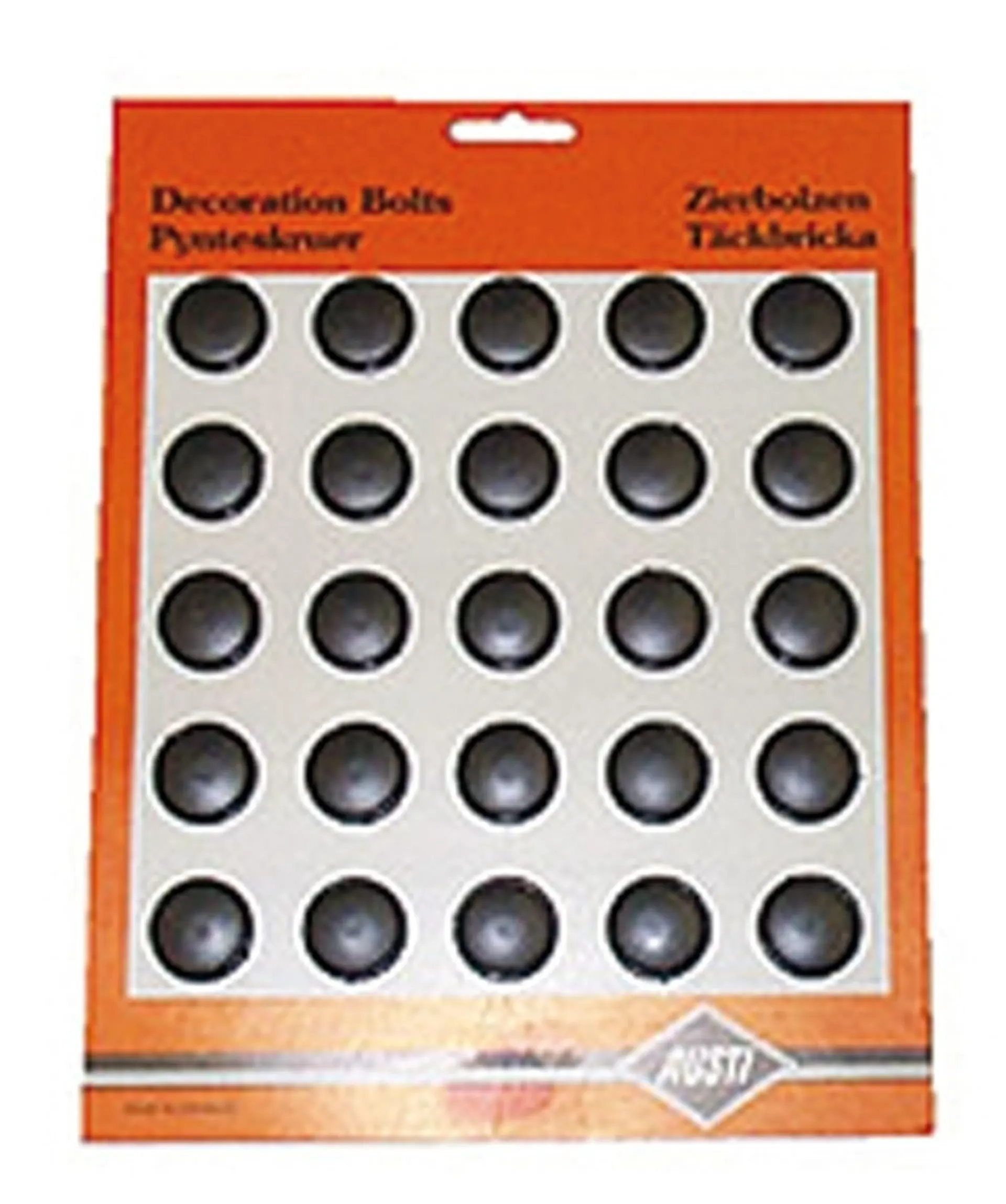 Abdeckschrauben schwarz 22mm ø 22mm schwarz / 25 Stk pro Karton