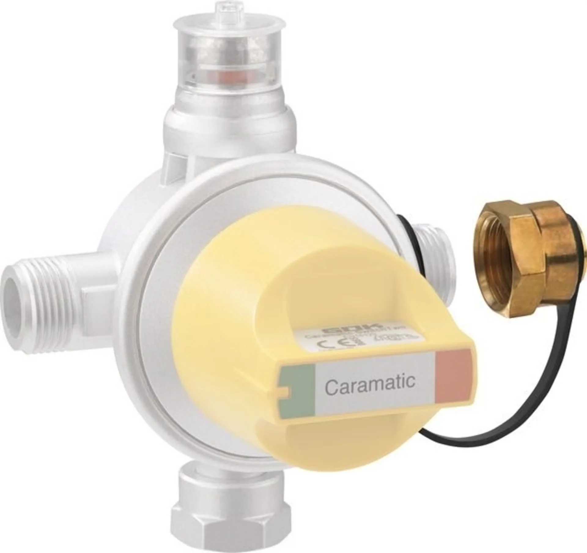 GOK Verschlussmutter M20x1.5 ÜM für Caramatic ProTwo und SwitchTwo mit Befestigungslasche