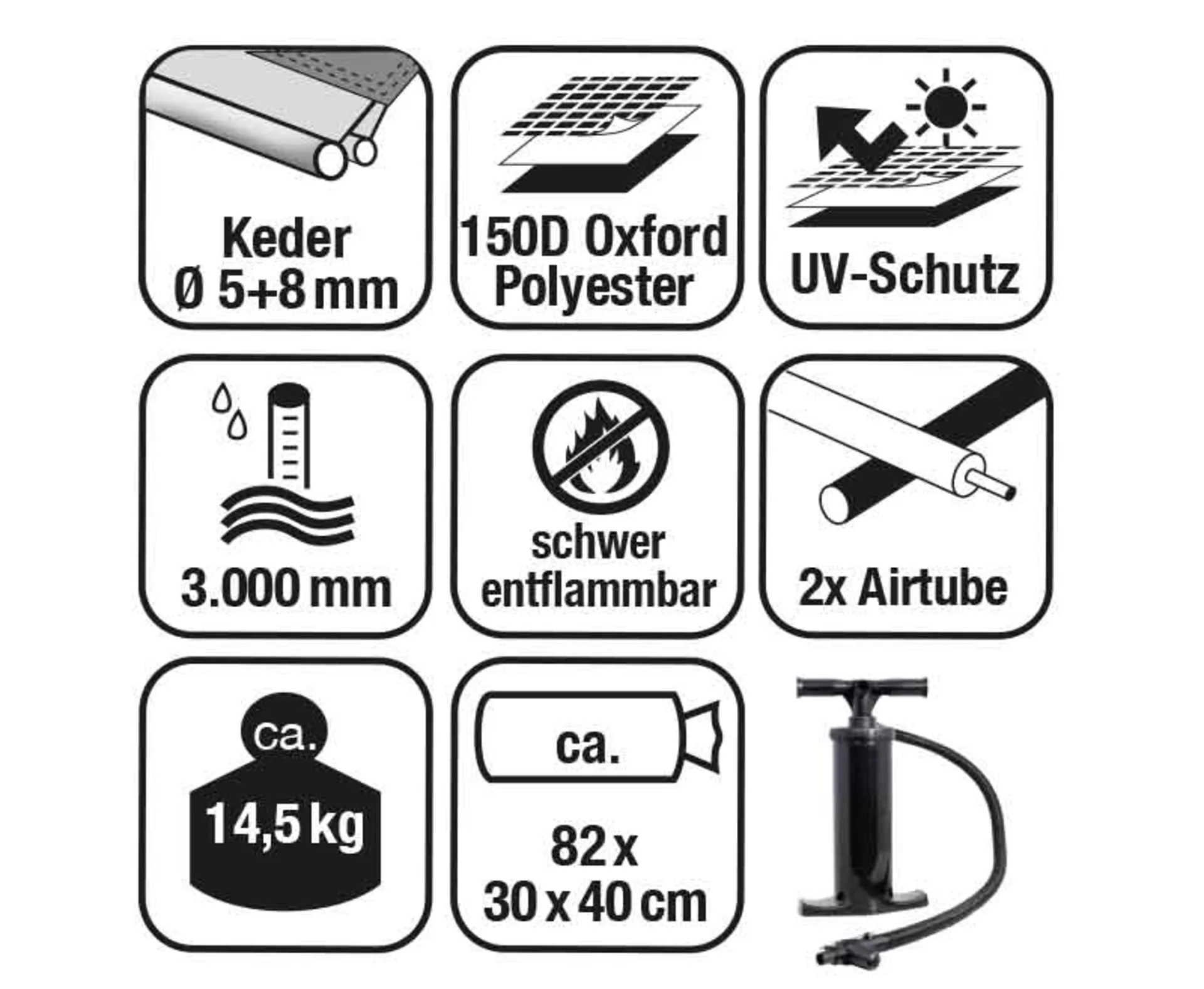 Aufblasbares Reisemobilvorzelt Tour Breeze Air L