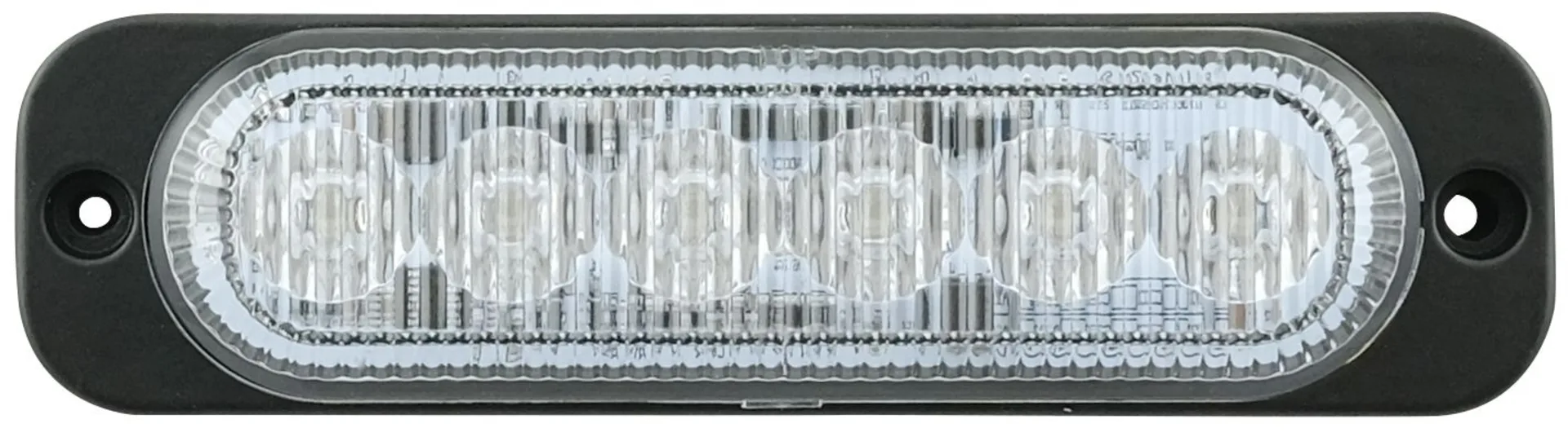 LED-Blitzleuchte blau, 12/24 V 120 x 32 x 14.4 mm, 10-30 V, 6 × 3 W, IP67