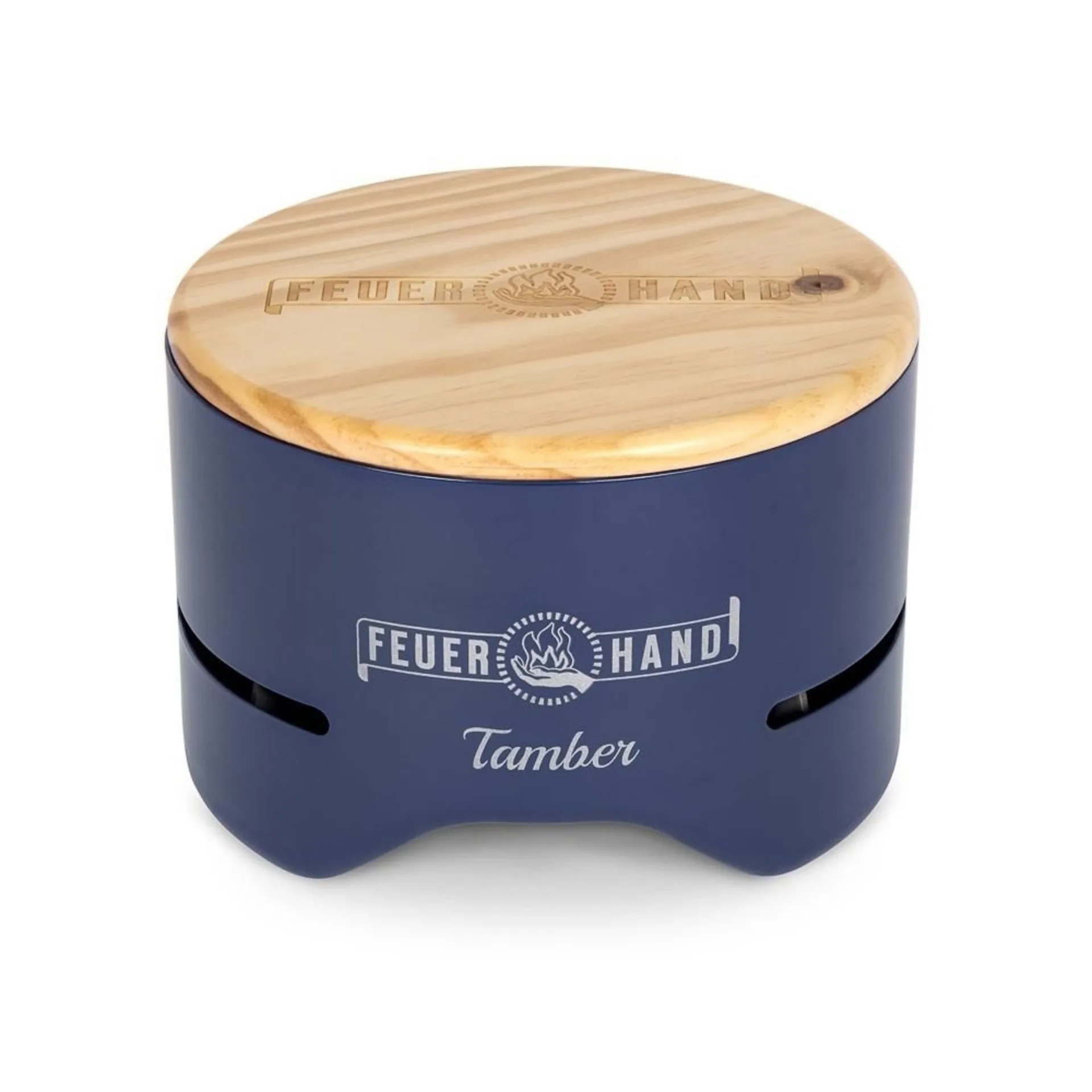 Barbecue de table Tamber bleu cobalt Feuerhand